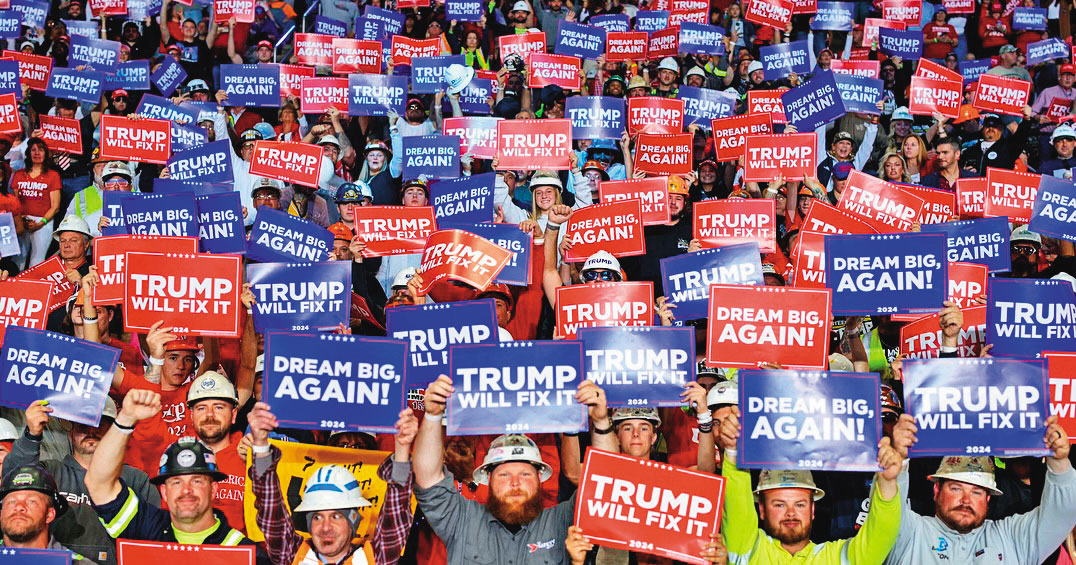 川普贏得美國總統大選，未來政策牽動層面甚廣，備受關注。（翻攝川普臉書）