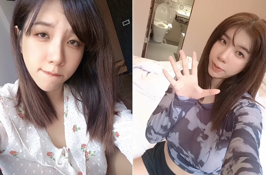 吳夢夢透露新片邀閨密一起拍片，大玩三人行。（翻攝IG@monmonwu1.0）