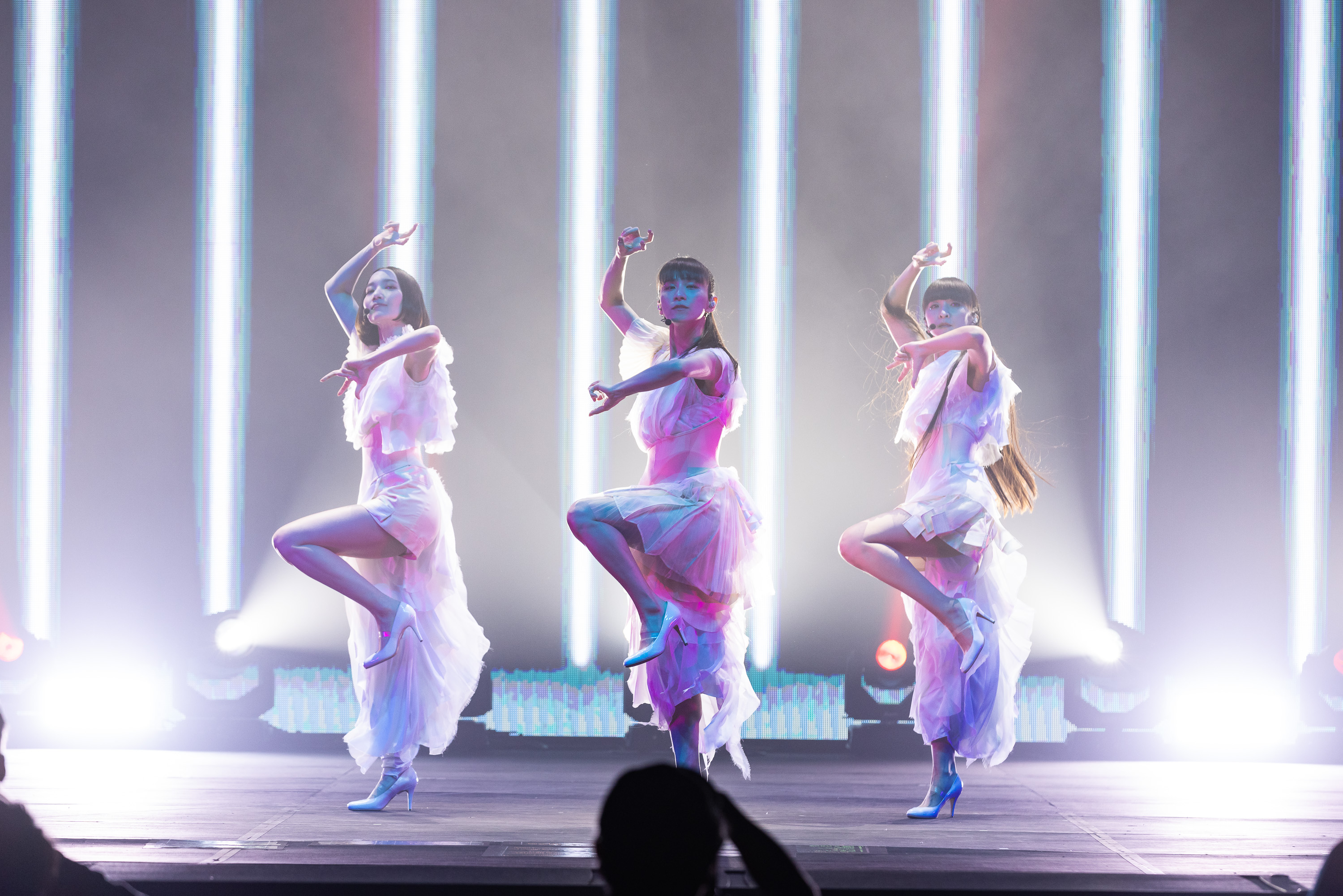 日本人氣女子團體「Perfume」演唱會在北流舉行。（華貴娛樂 & 雅慕斯娛樂提供）