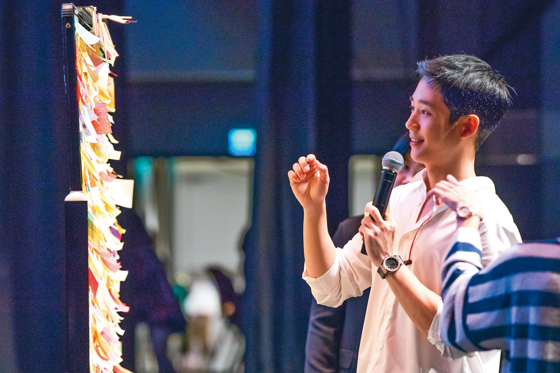 丁海寅首場海外見面會獻給台灣，當時他尚未有擔綱作品。（希林國際提供）