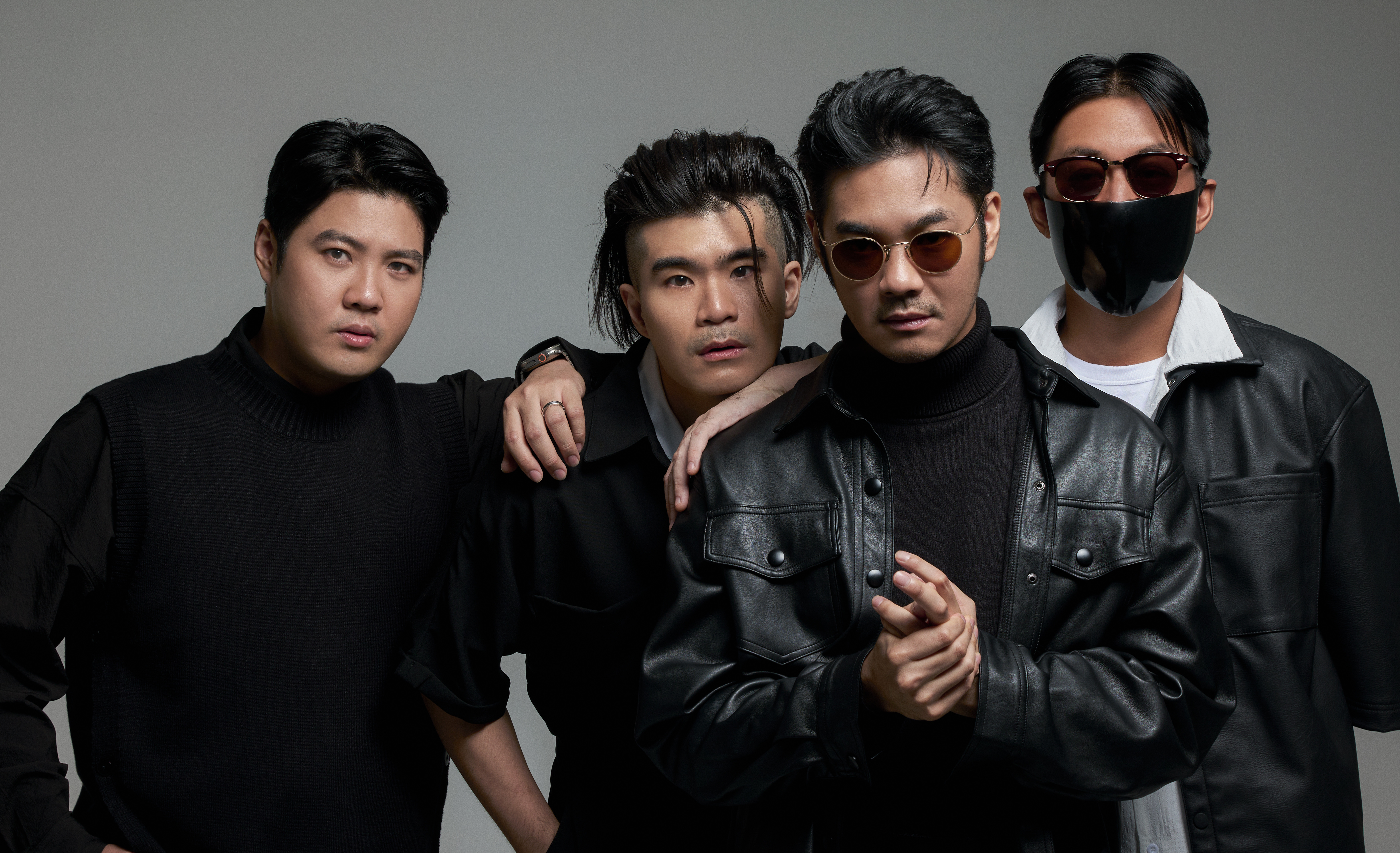 Getsunova將於12月來台辦專場。左起樂團鼓手Prite、吉他手Noth、主唱Name、吉他手Natee。（無限娛樂提供）