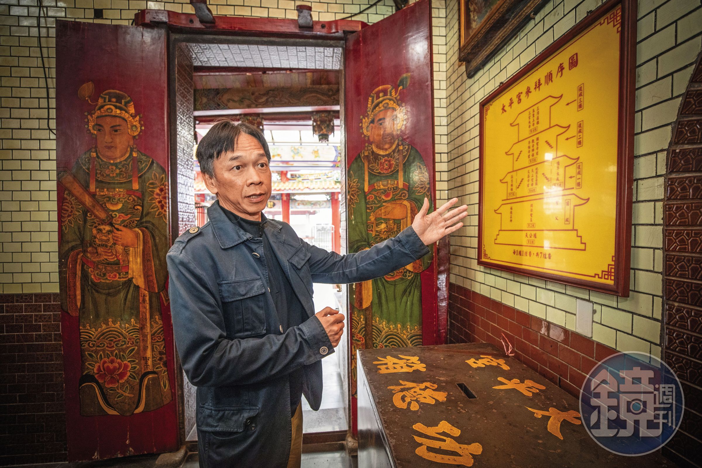 張錫分享，兒子人生的第一筆獎學金就是太平宮給的，緣分相當特別。