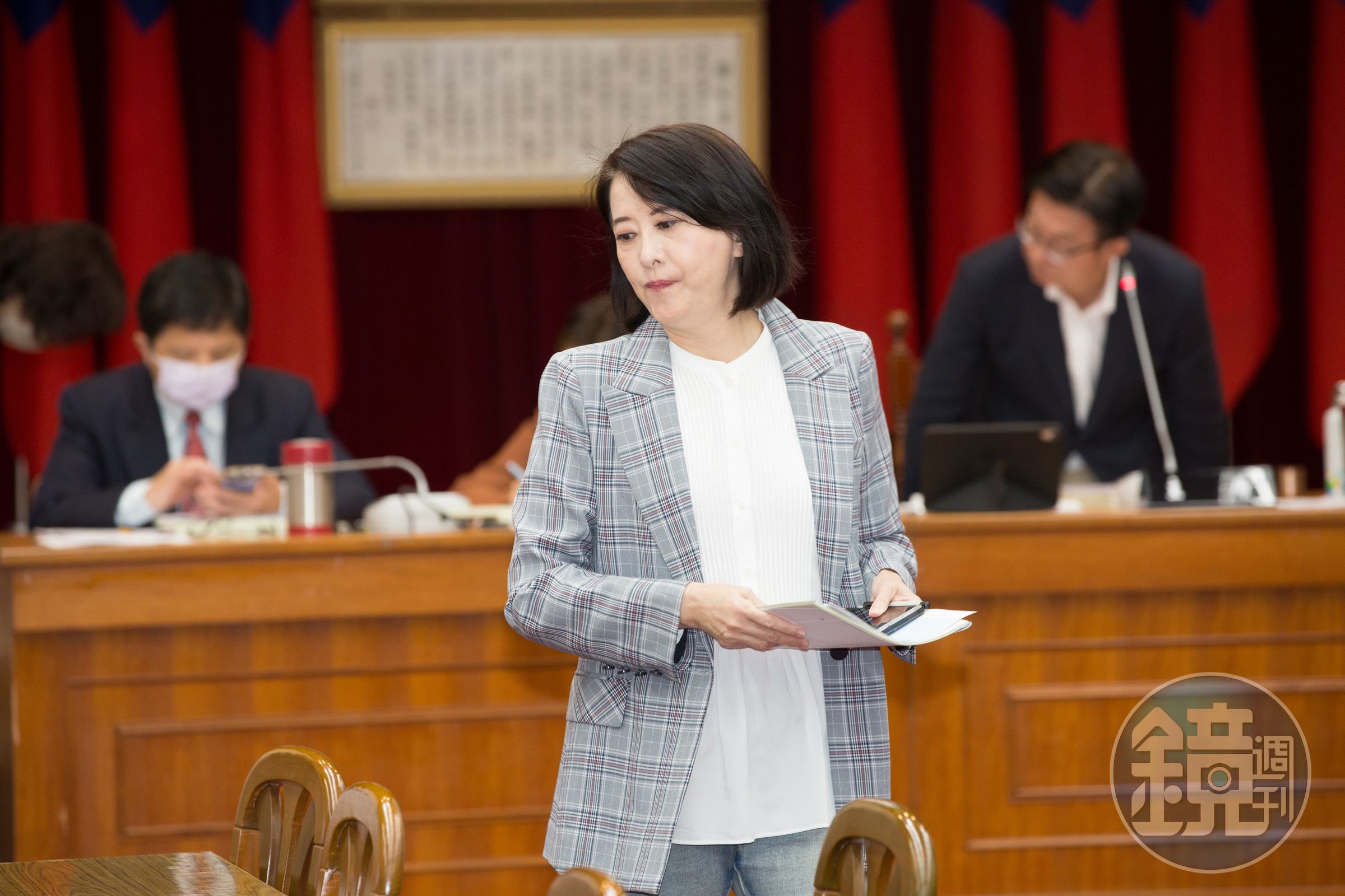 國民黨立委王鴻薇表示，除了合併案成功與否，金融界更關注金管會對於金金分離的金融監理原則有無被打破。（本刊資料照）