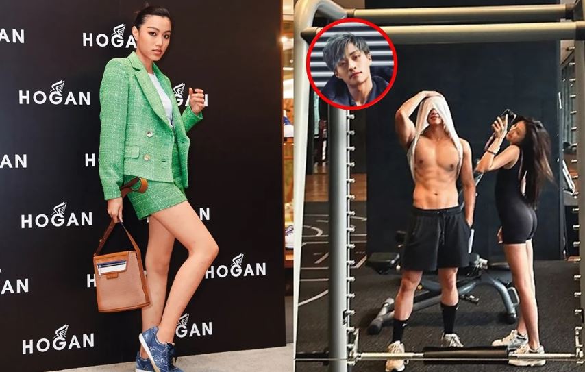 左圖為星二代游宇潼，其氣質獨特有想法，常受精品品牌之邀出席活動。右圖為游宇潼（右）生日時曬出健身照，讓感情生活露餡。左為楊博翰。（合成圖，左為本刊資料照，右翻攝自游宇潼IG）