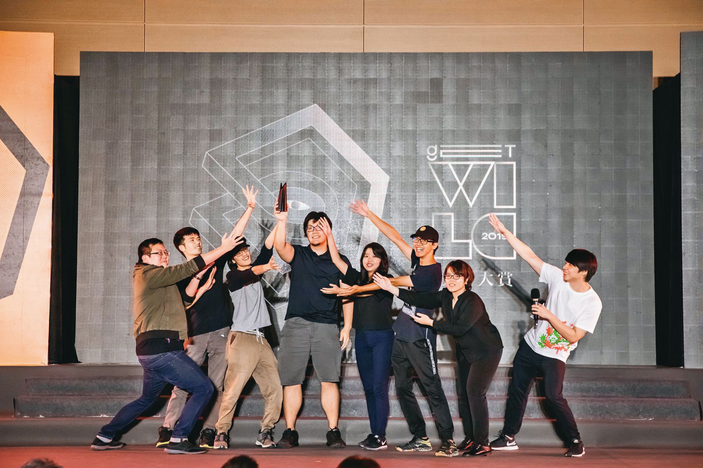 《沉沒意志》在2019年獲得放視大賞PC遊戲創作組金賞，當時團隊成員仍是大學生。（翻攝自放視大賞臉書）