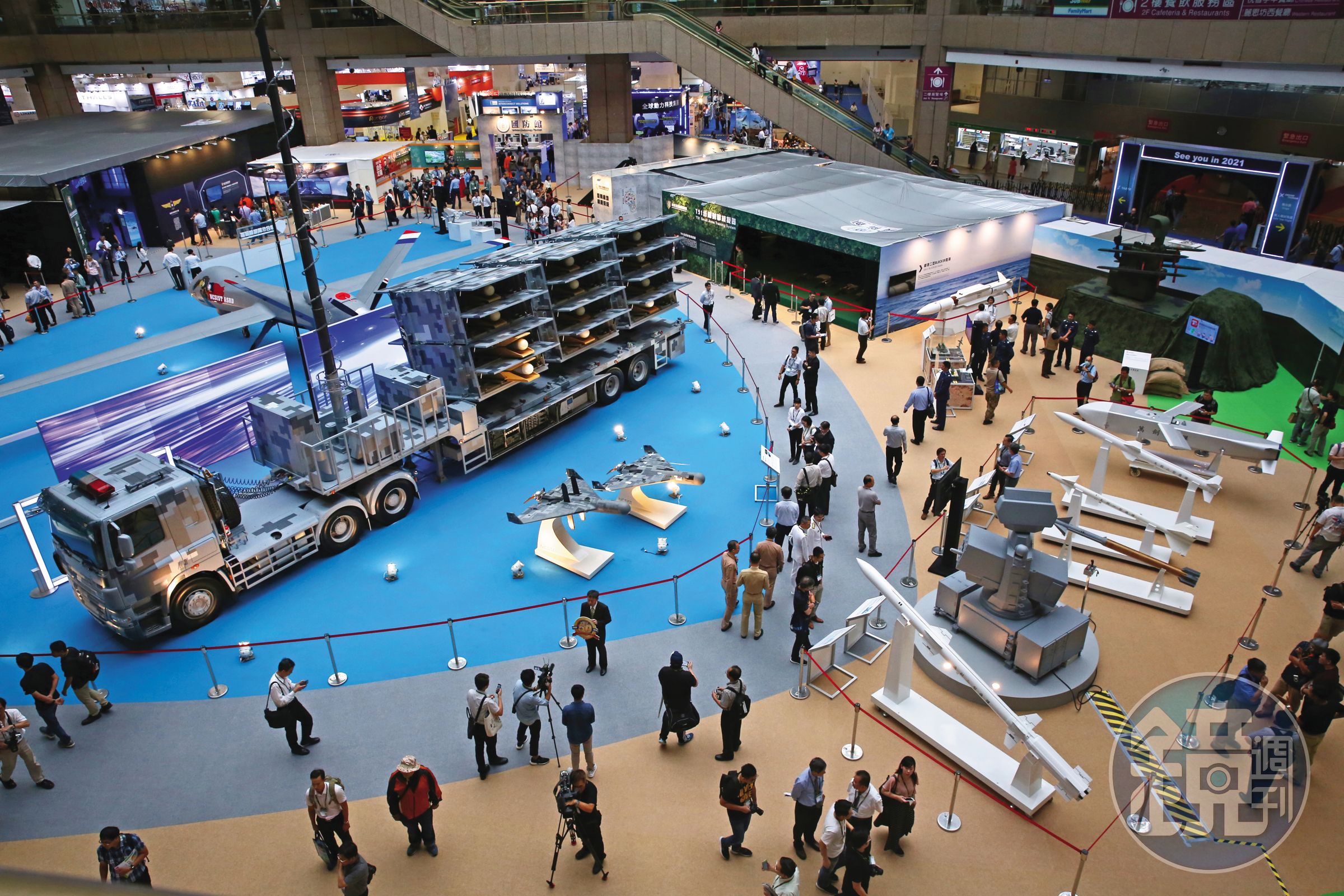 無人機需求近年快速噴發，圖為無人機展。