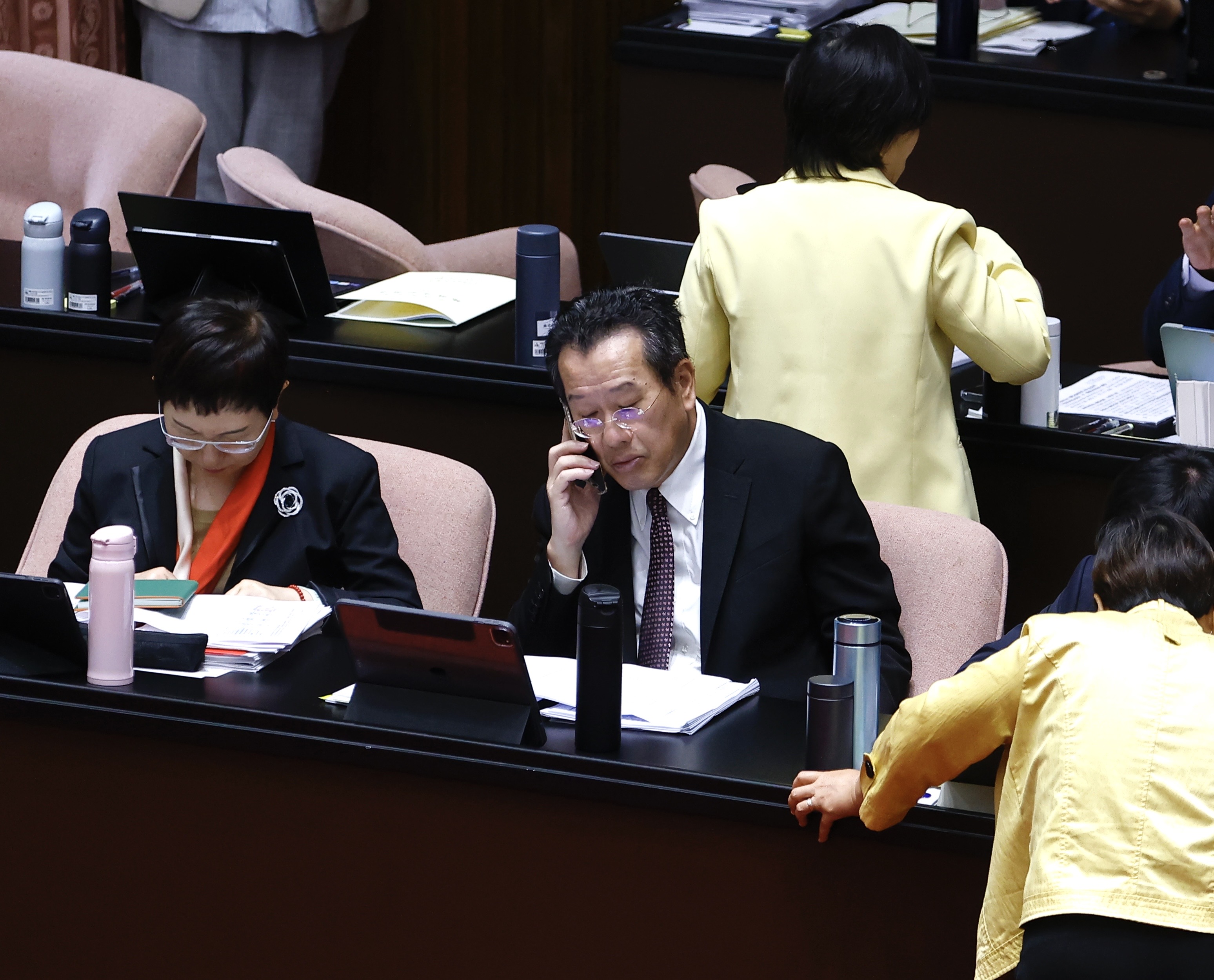 針對川普流出的言論，國防部長顧立雄表示，未收到完整演講內容，去脈絡化內容，不適合立即回應。