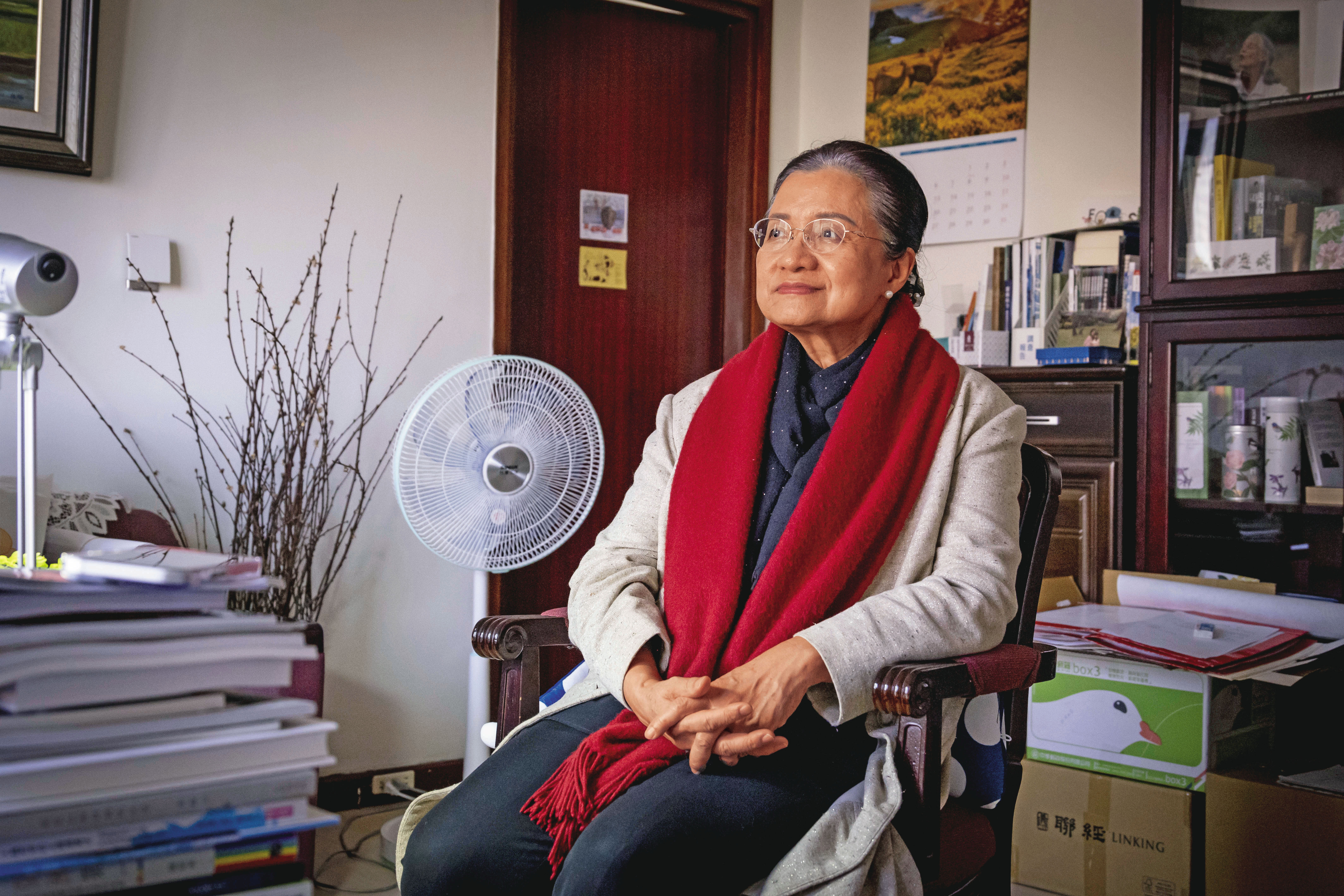 《世紀血案》爭議爆發後，向來低調的田秋堇決定站出來說出史實。圖為她在監察院接受本刊專訪。