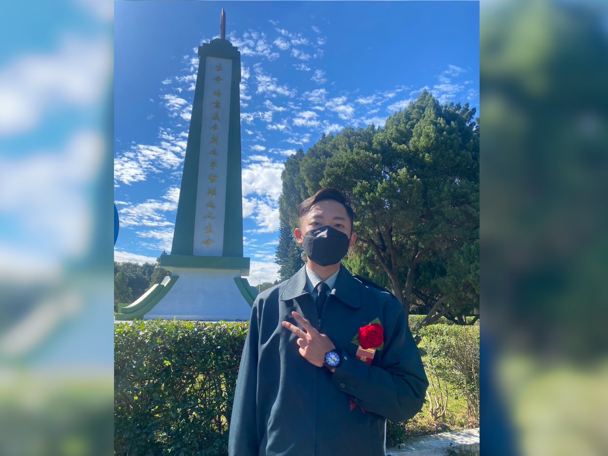 張耀文從軍職退役後，選擇能挑戰高薪的業務工作，朝買房夢想前進。