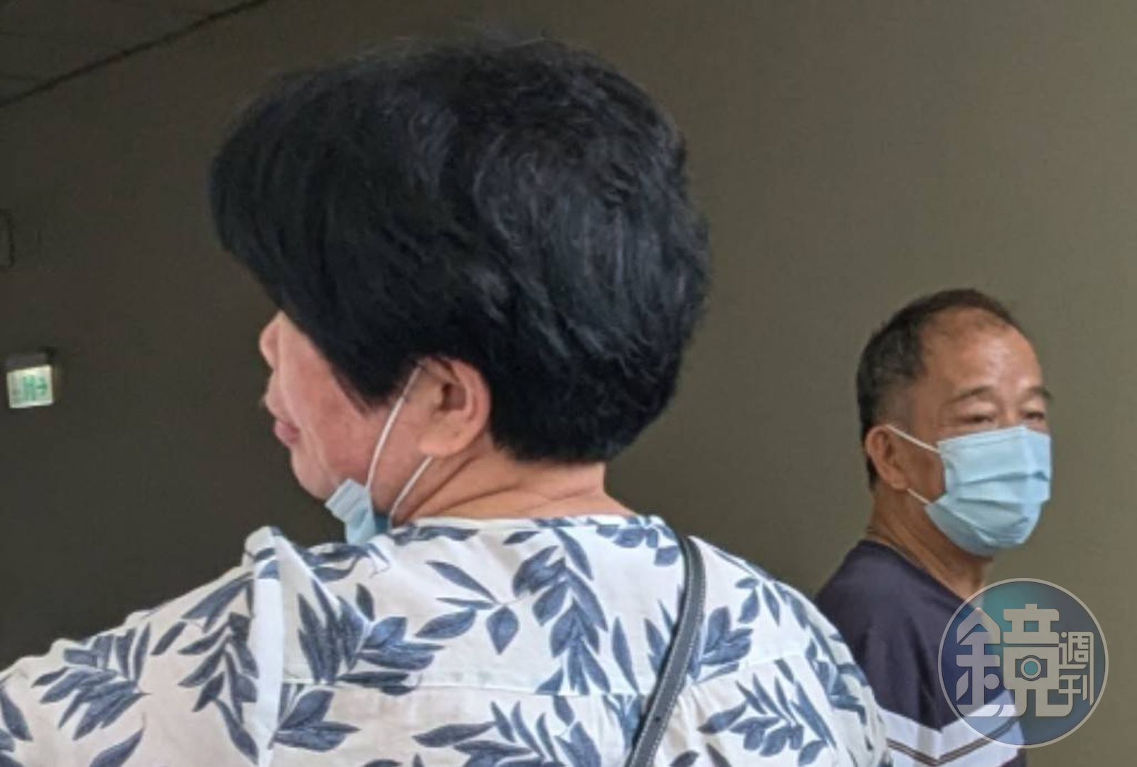 蕭的父母也出庭關心。