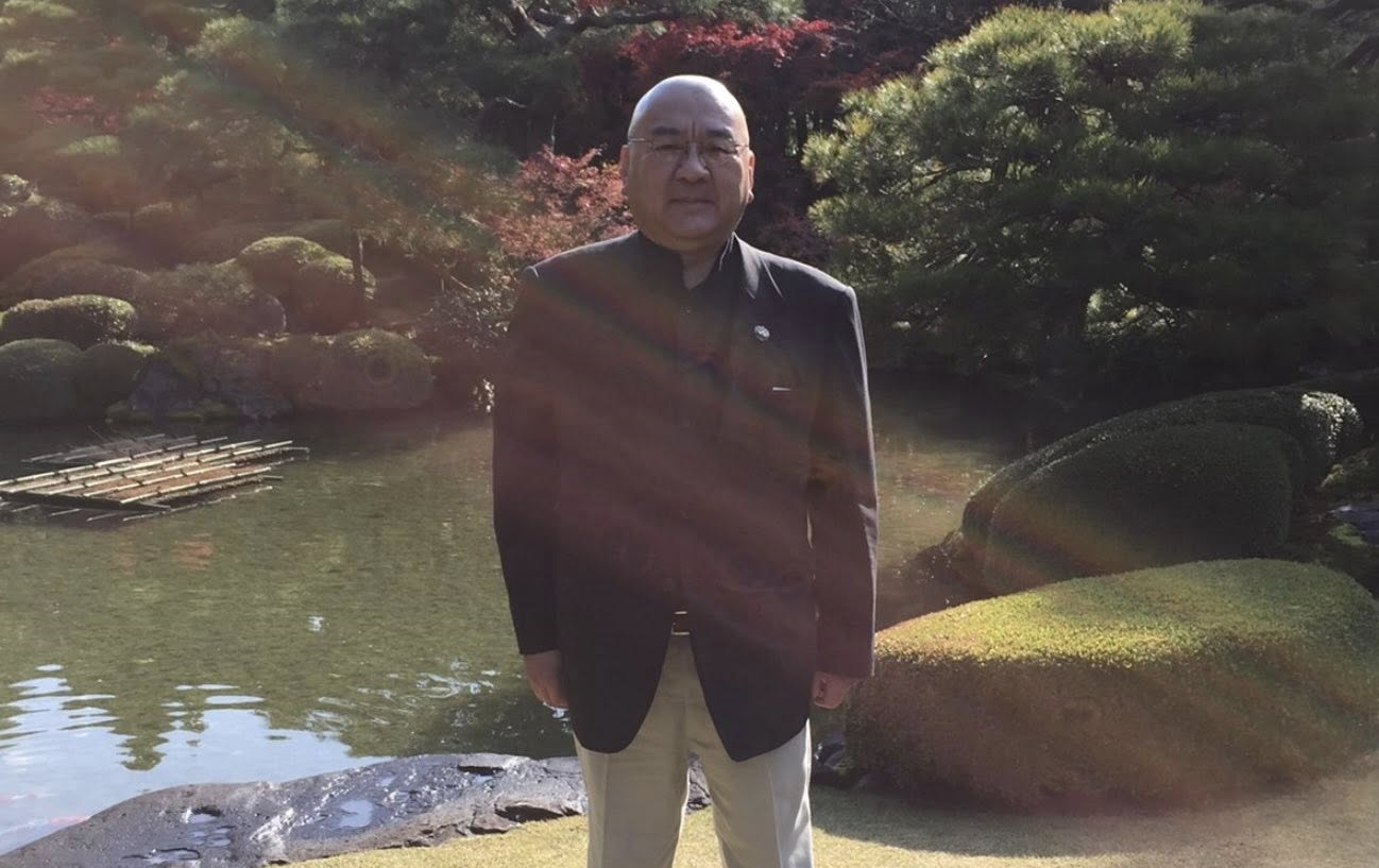 潤泰集團總裁尹衍樑辭世，享壽76歲，《鏡週刊》社長裴偉晚間於臉書po文悼念好友。（尹衍樑提供）