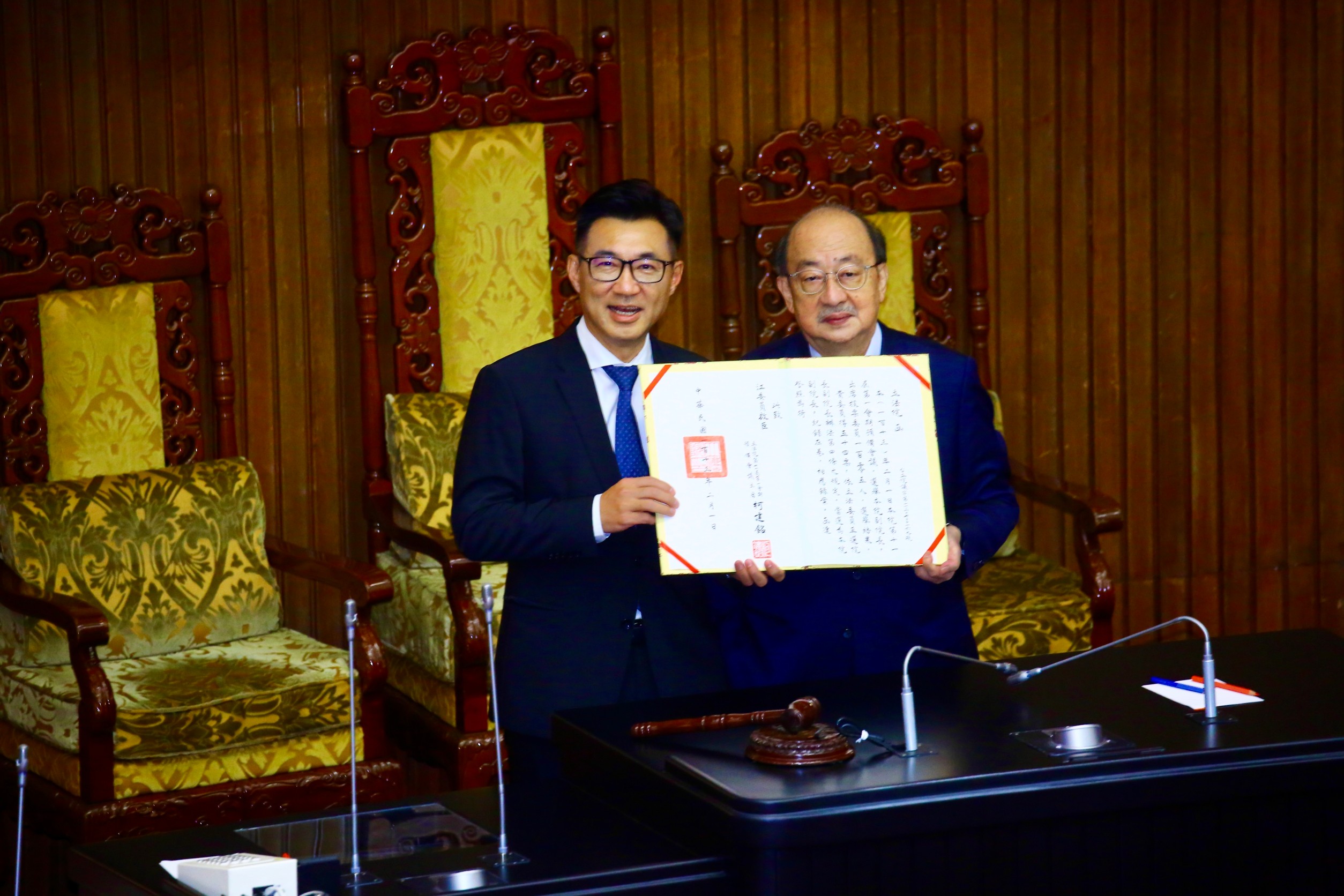 【新國會報到】副院長兩輪投票勝出！　江啟臣躍升「立法院最高層」