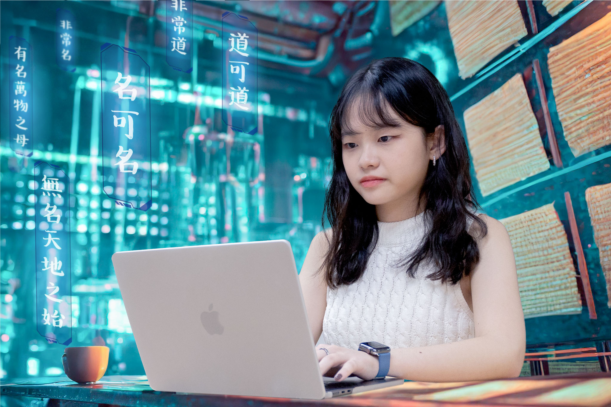 清華大學將生成式AI融入人文社會課程。(清華大學提供)
