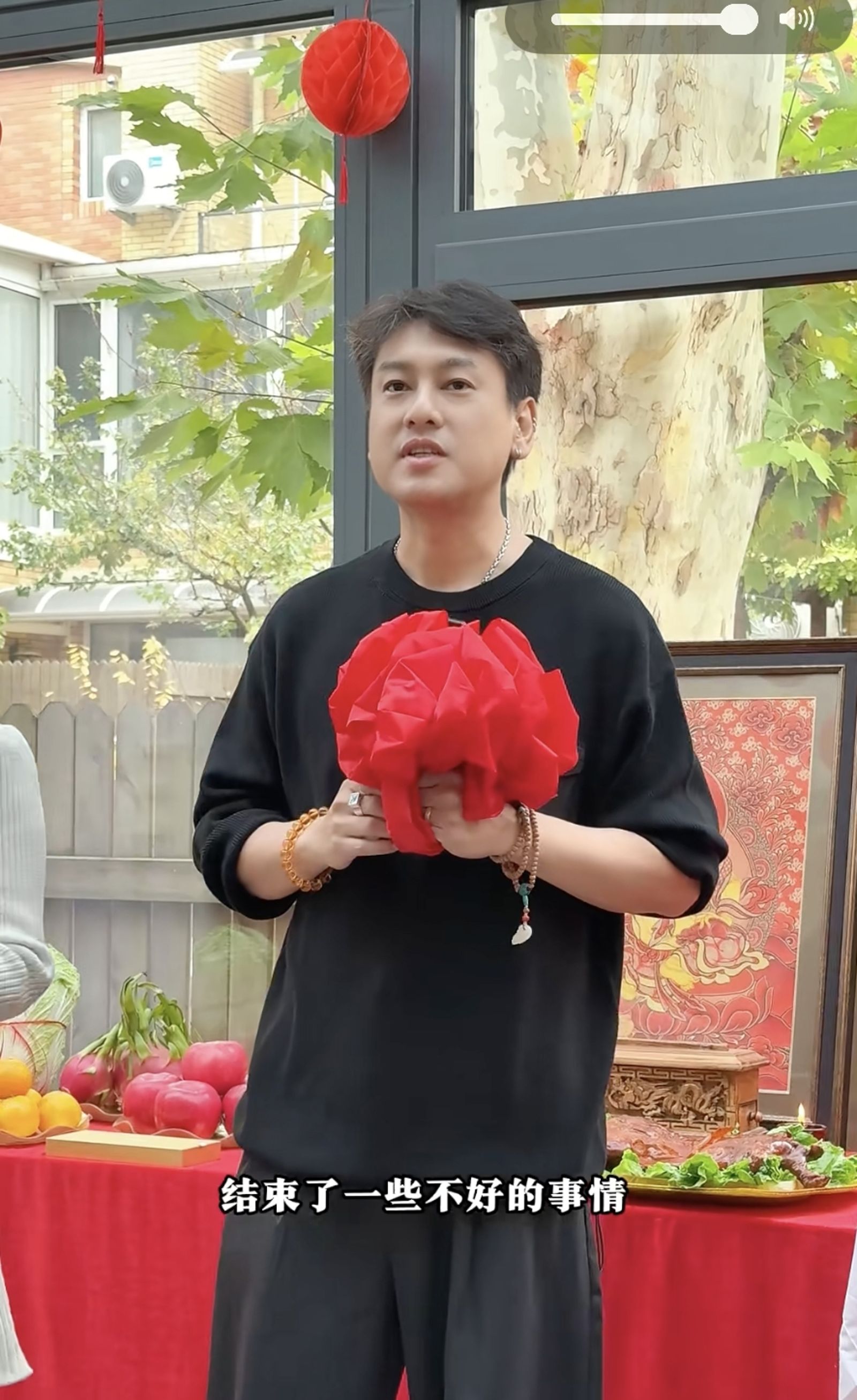 朱孝天本月初成立自己的經紀公司。（翻攝朱孝天小紅書）