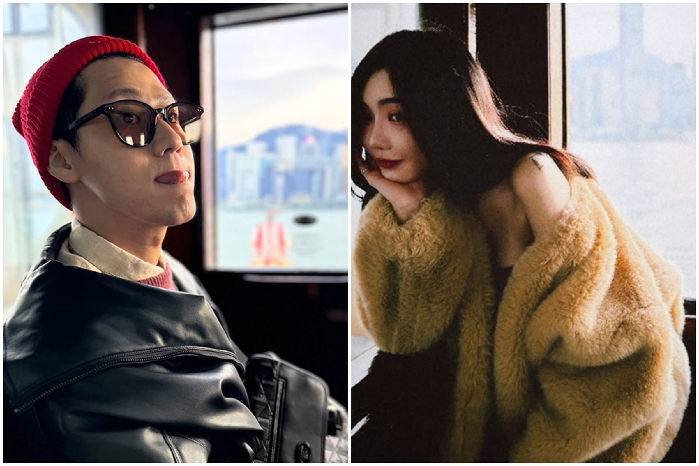 李玉璽經紀公司證實他與許允樂正在交往。（翻攝自李玉璽、許允樂IG）