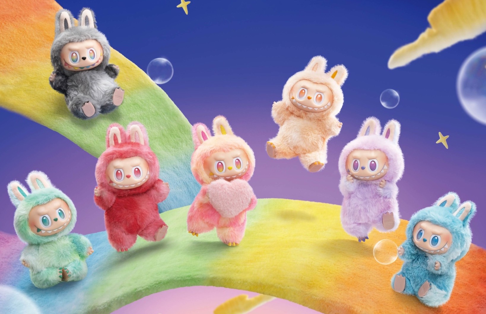 Labubu玩偶成為全球炙手可熱的時尚配飾，海外市場與受Z世代愛戴為關鍵。（翻攝POP MART Taiwan 臉書）