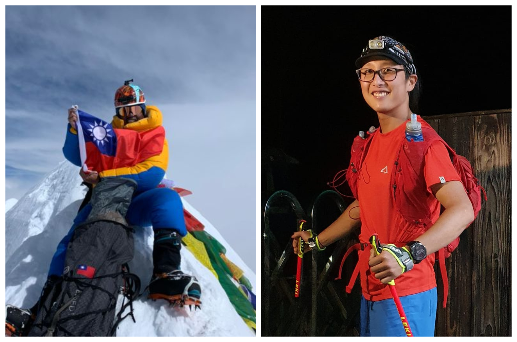 登山家張元植驚傳在法國墜落山谷喪命。（翻攝張元植臉書）