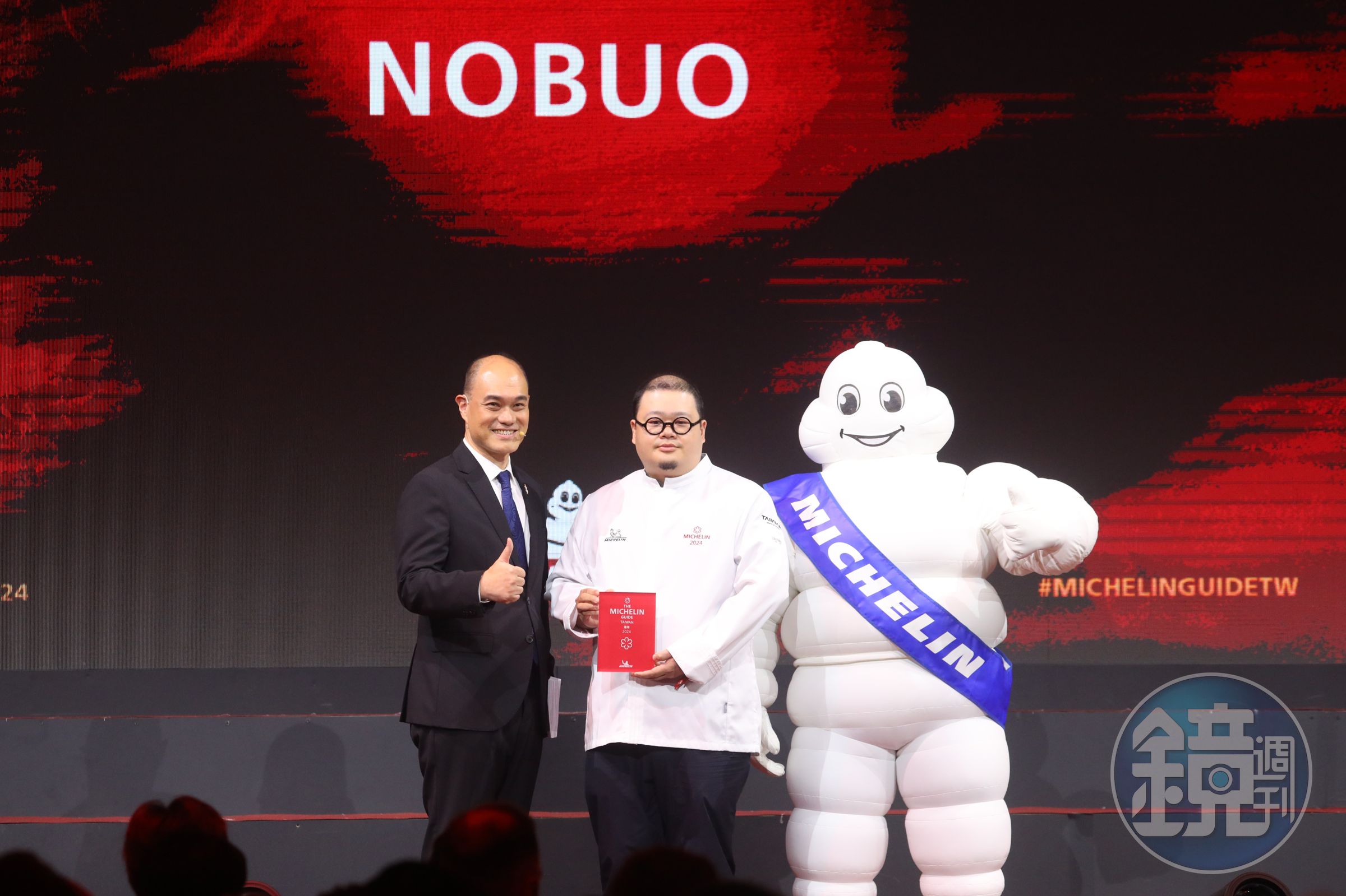 「NOBUO」今年1月才正式開幕,8月就摘下米其林一星,以看似簡單的食材,組合出豐富有層次的味道,是獲選原因。