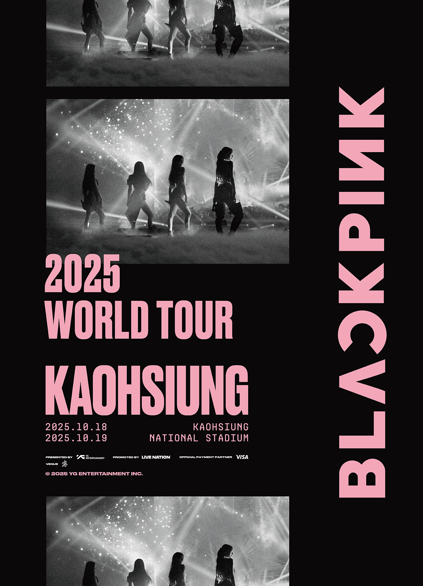 BLACKPINK世界巡演「DEADLINE」亞洲場首站即在高雄。（Live Nation提供）