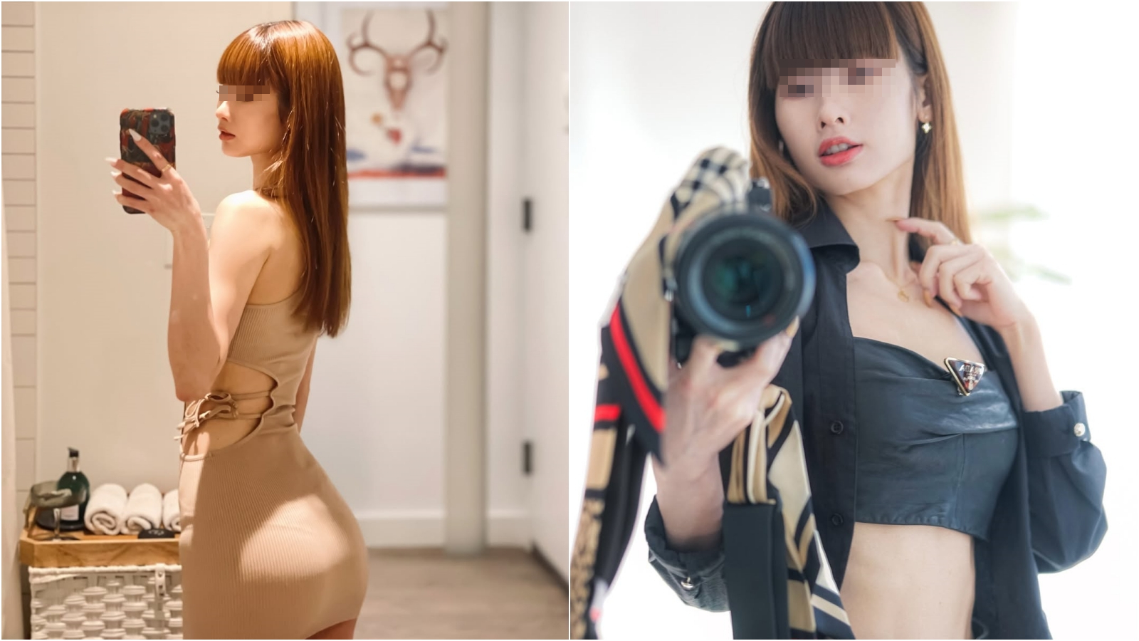 美國吃霸王餐正妹網紅，自介稱是台灣人。（翻攝IG@lu.pychung）