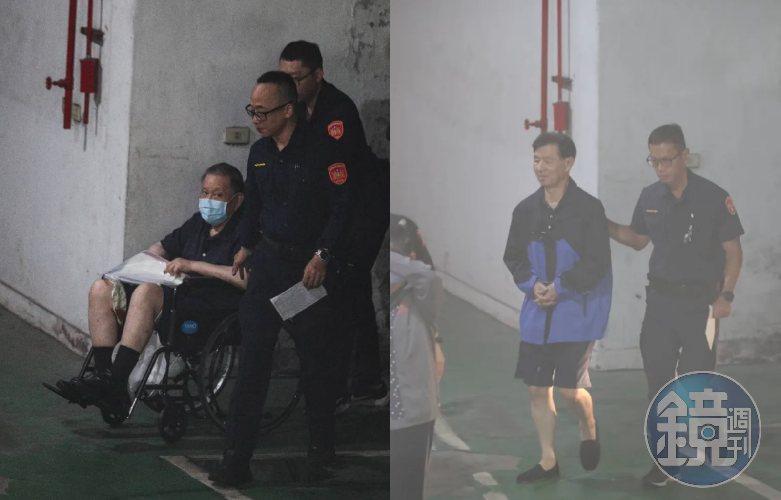 威京集團主席沈慶京（左）與前台北市副市長彭振聲（右），遭裁定延長羈押，2人各提抗告都被駁回。（本刊資料照）