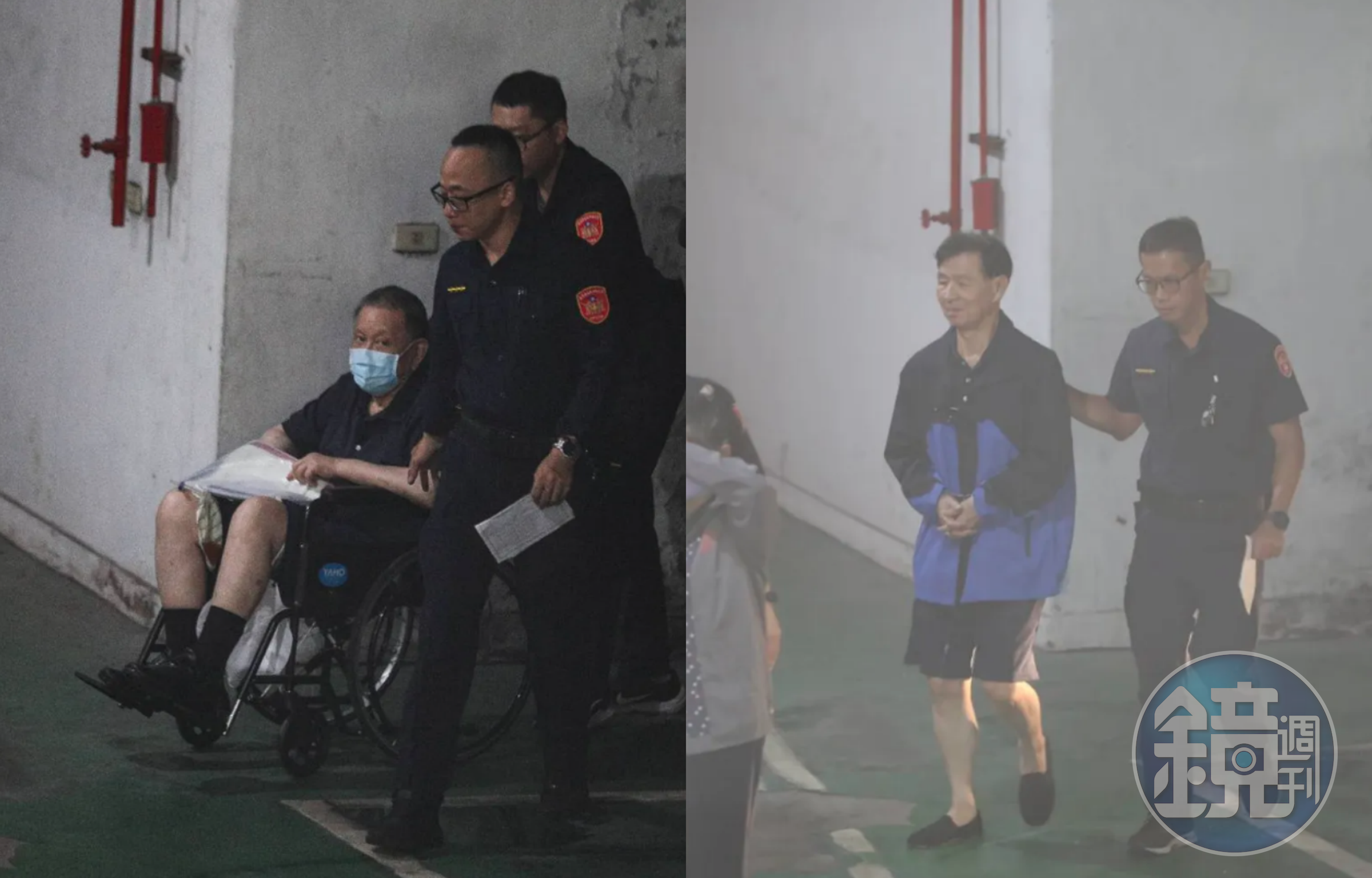 威京集團主席沈慶京(左)與前台北市副市長彭振聲(右),遭裁定延長羈押,2人各提抗告都被駁回。(本刊資料照)