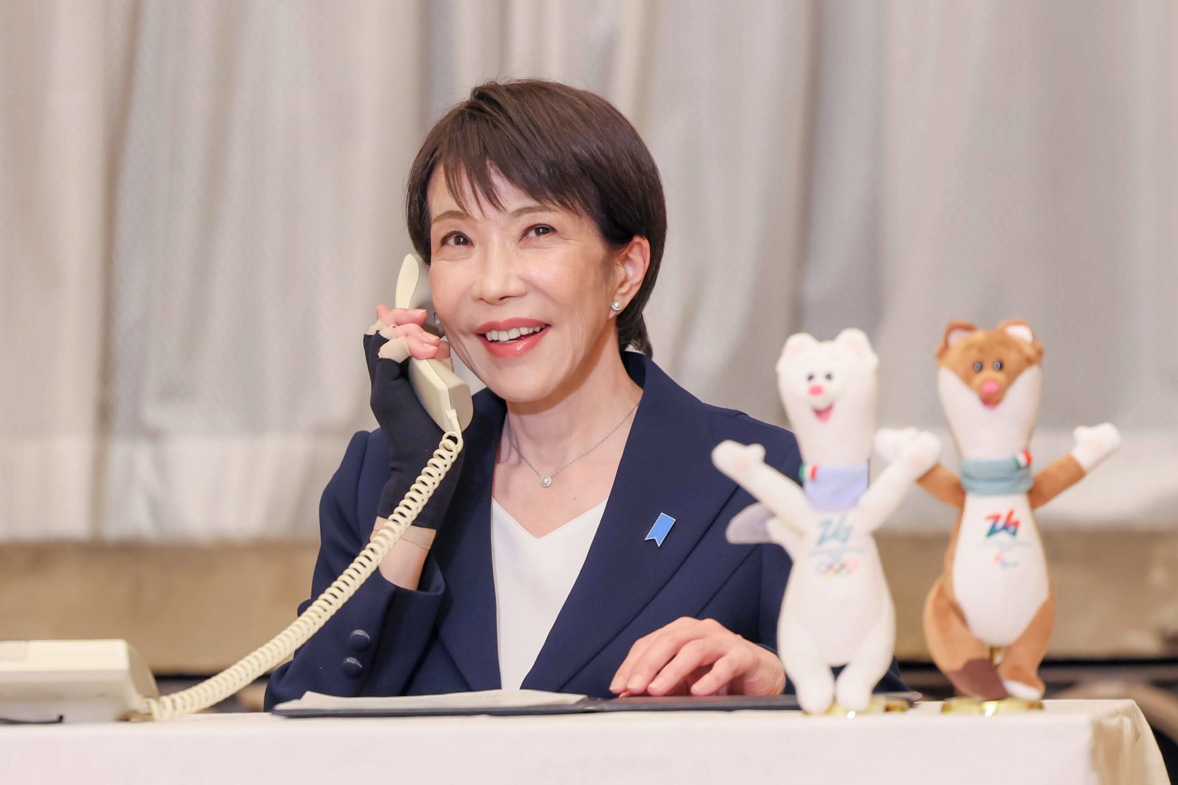 高市早苗當選日本105屆首相。(翻攝首相官邸官網)