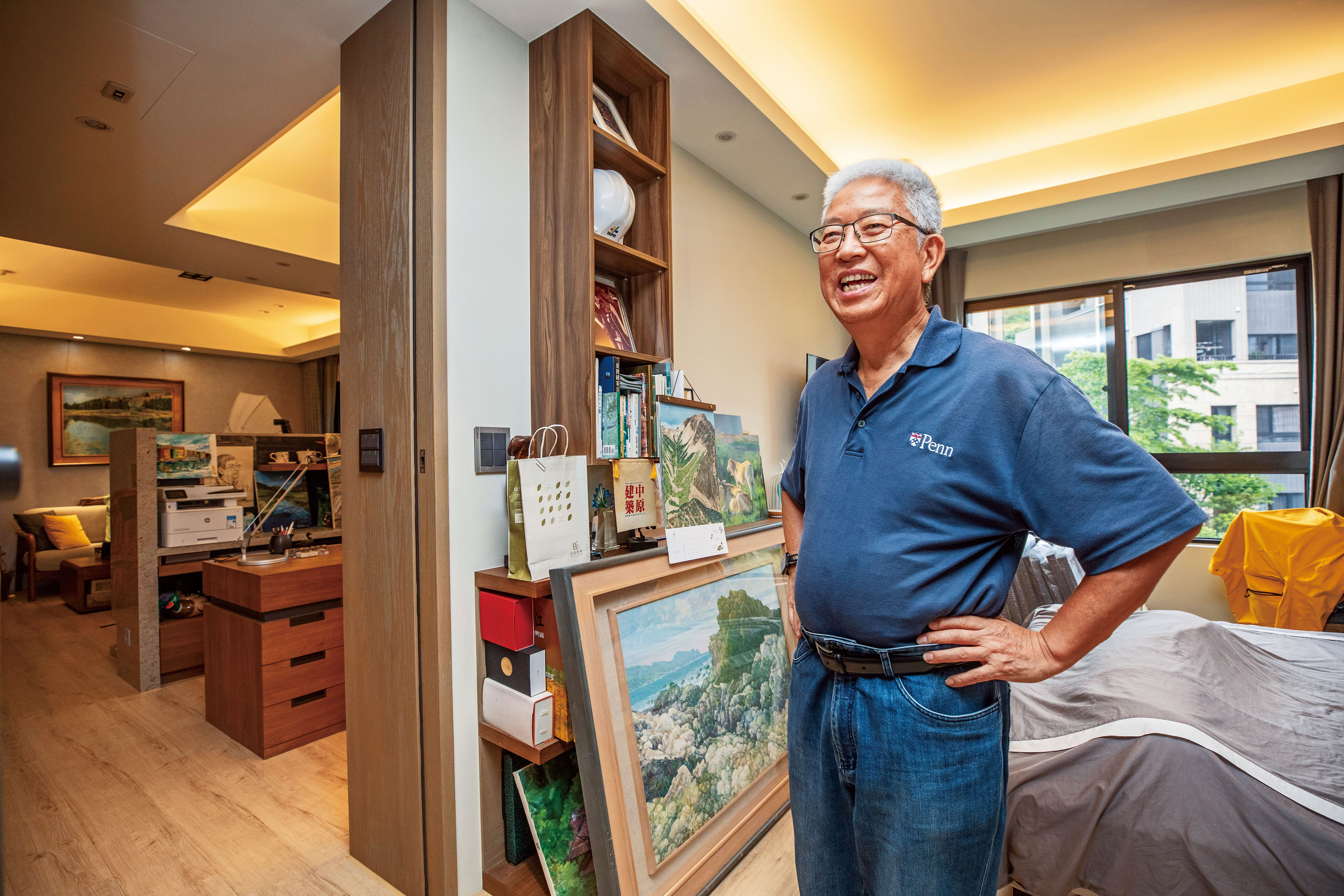 政大地政系退休教授張金鶚賣掉3間老宅，以總價4,000萬元買進60坪新成屋，實現住房自由人生。