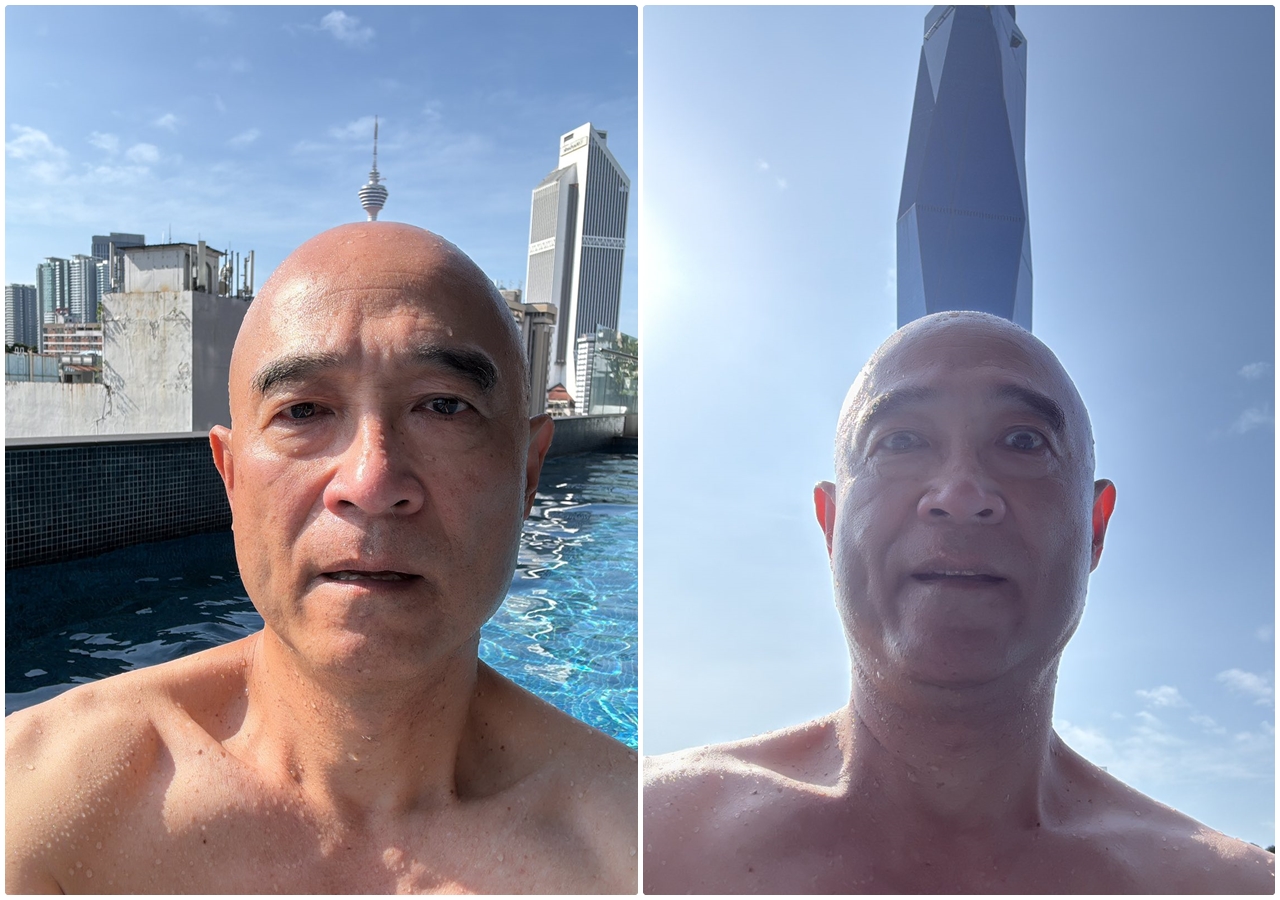 王治平近日在Threads貼文，搞笑貼出數張照片強調，「我總是不放過成為獨角獸的機會 🦄」。（翻攝自王治平Threads） 