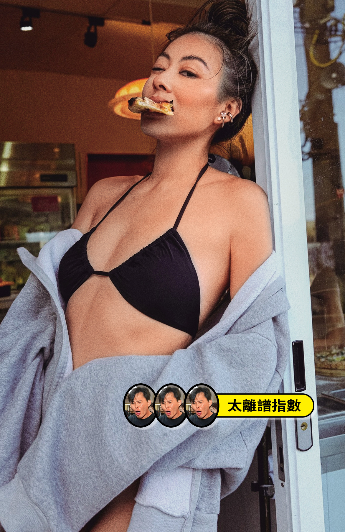 37歲的蔡詩芸育有一女,依舊身材凹凸有致,合理嗎?(右手背拍左手心)(翻攝自蔡詩芸IG)