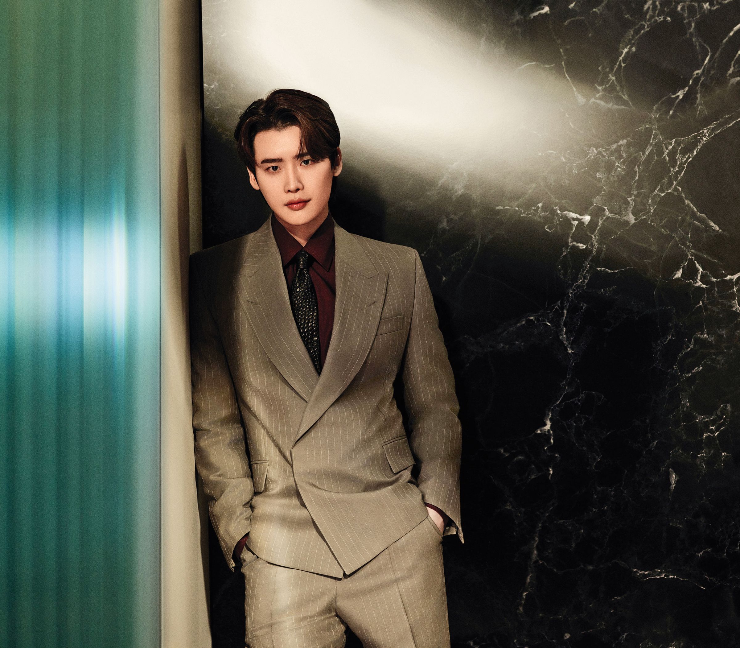 李鍾碩演繹BOSS 2024秋冬廣告企劃。（BOSS提供）