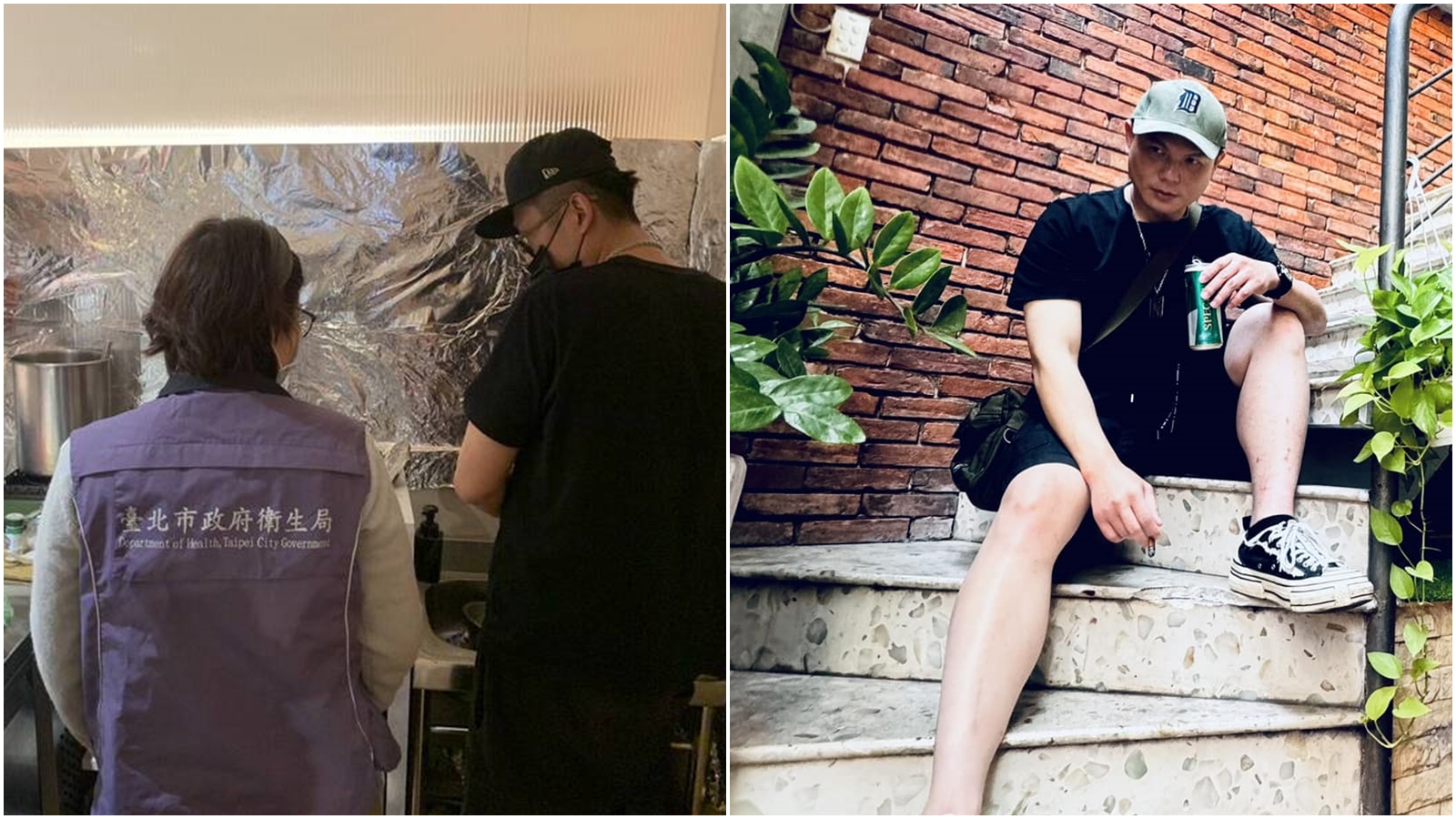 針對餐廳遭台北市衛生局揪出多項缺失，超哥於臉書做出回應。（台北市衛生局提供、翻攝自臉書@超派人生）