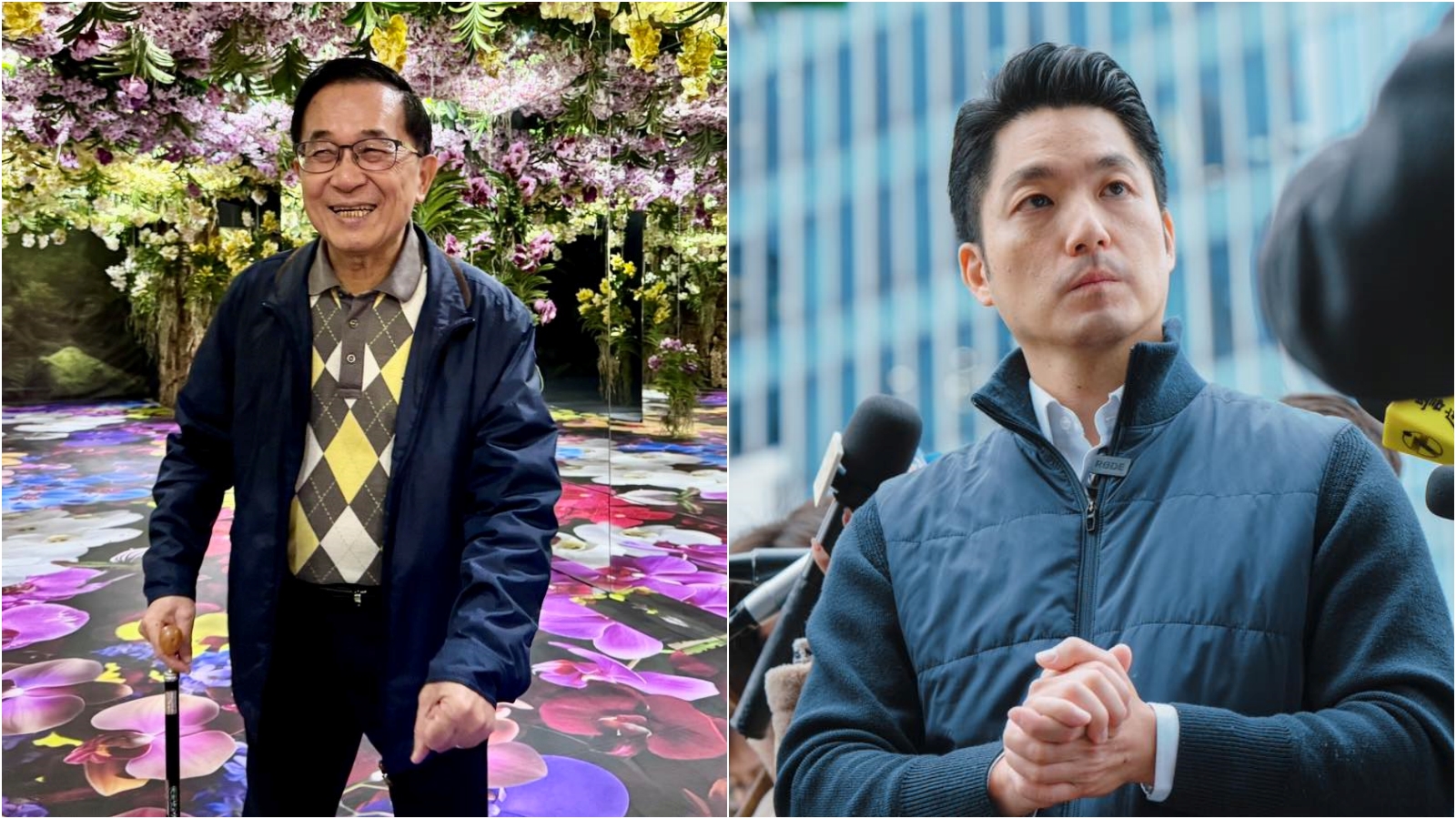 陳水扁親授蔣萬安滅鼠妙招。（翻攝陳水扁、蔣萬安臉書）