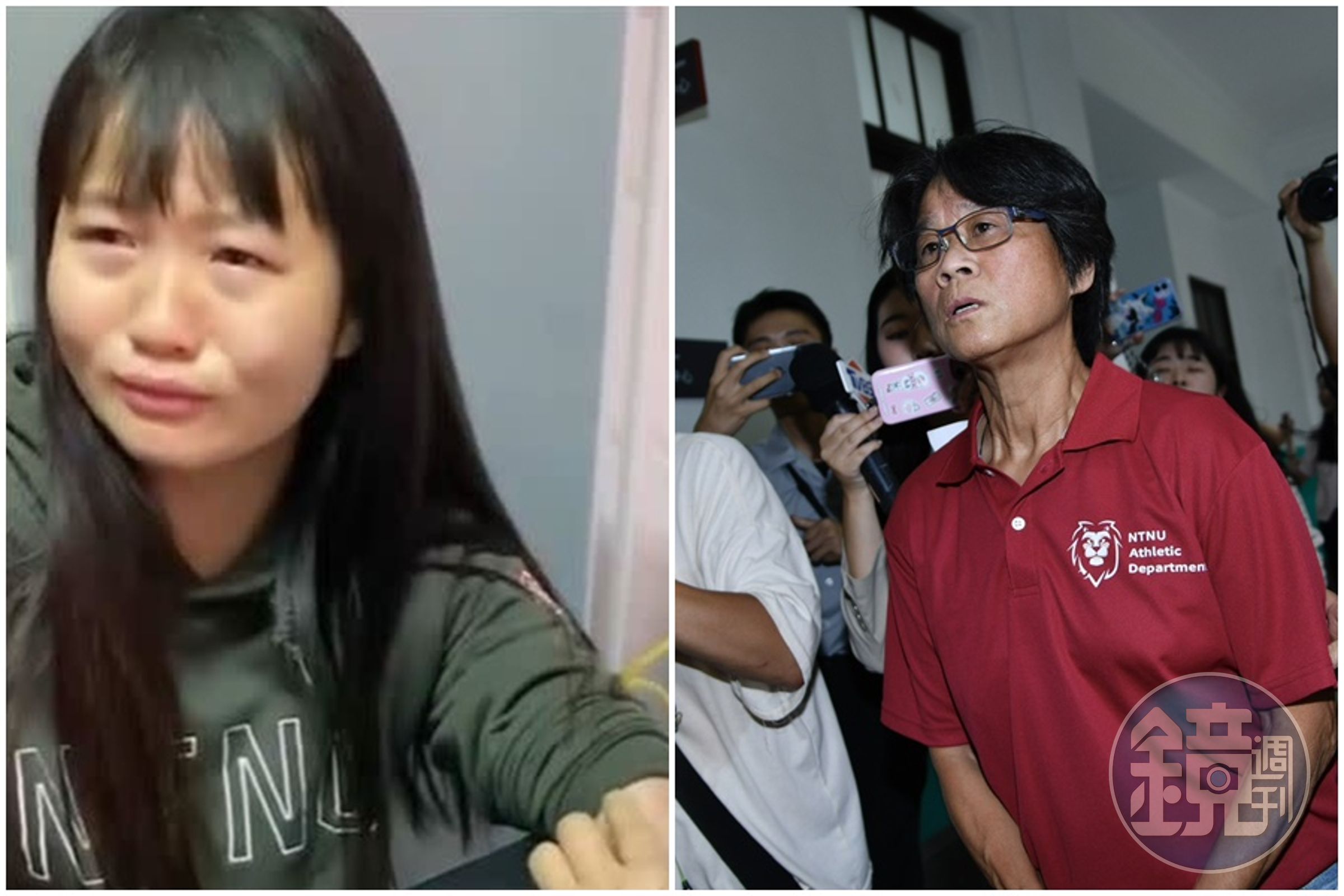 台灣師範大學爆出女足隊「抽血換學分」醜聞,成為眾矢之的的教練周台英,重審結果將於25日公布。(翻攝自簡奇陞Thread/鏡報李智為)