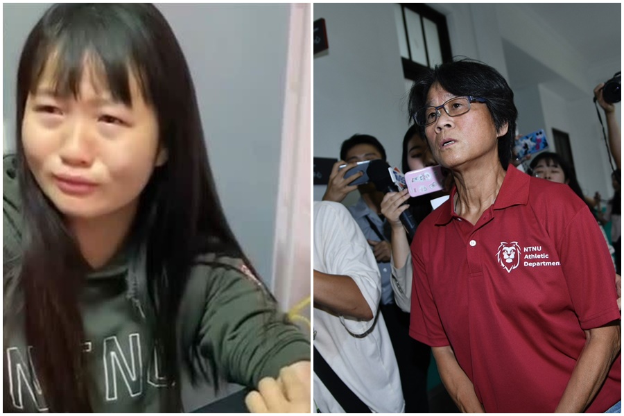 台灣師範大學爆出女足隊「抽血換學分」醜聞，成為眾矢之的的教練周台英，重審結果將於25日公布。（翻攝自簡奇陞Thread／鏡報李智為）