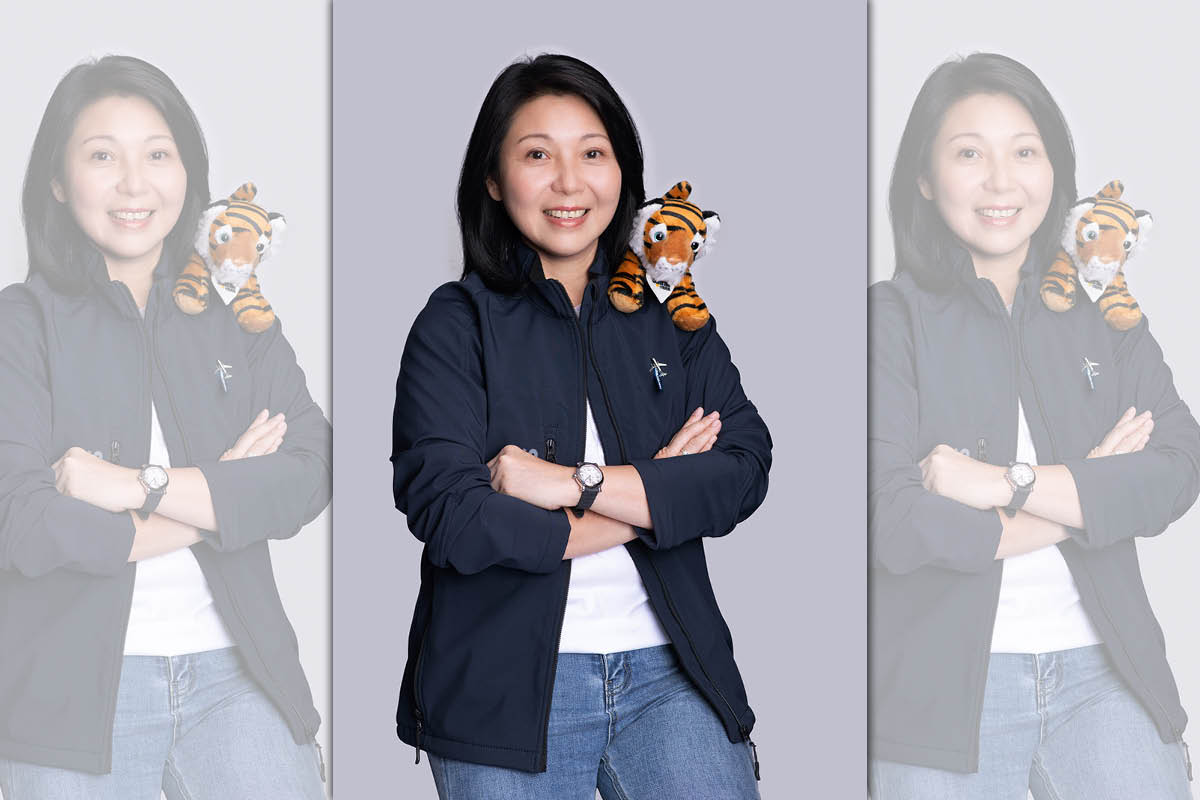 台灣虎航董事長黃世惠靠著精準佈局，上任第一年就帶領虎航創下9成載客率與營收新高。（台灣虎航提供）