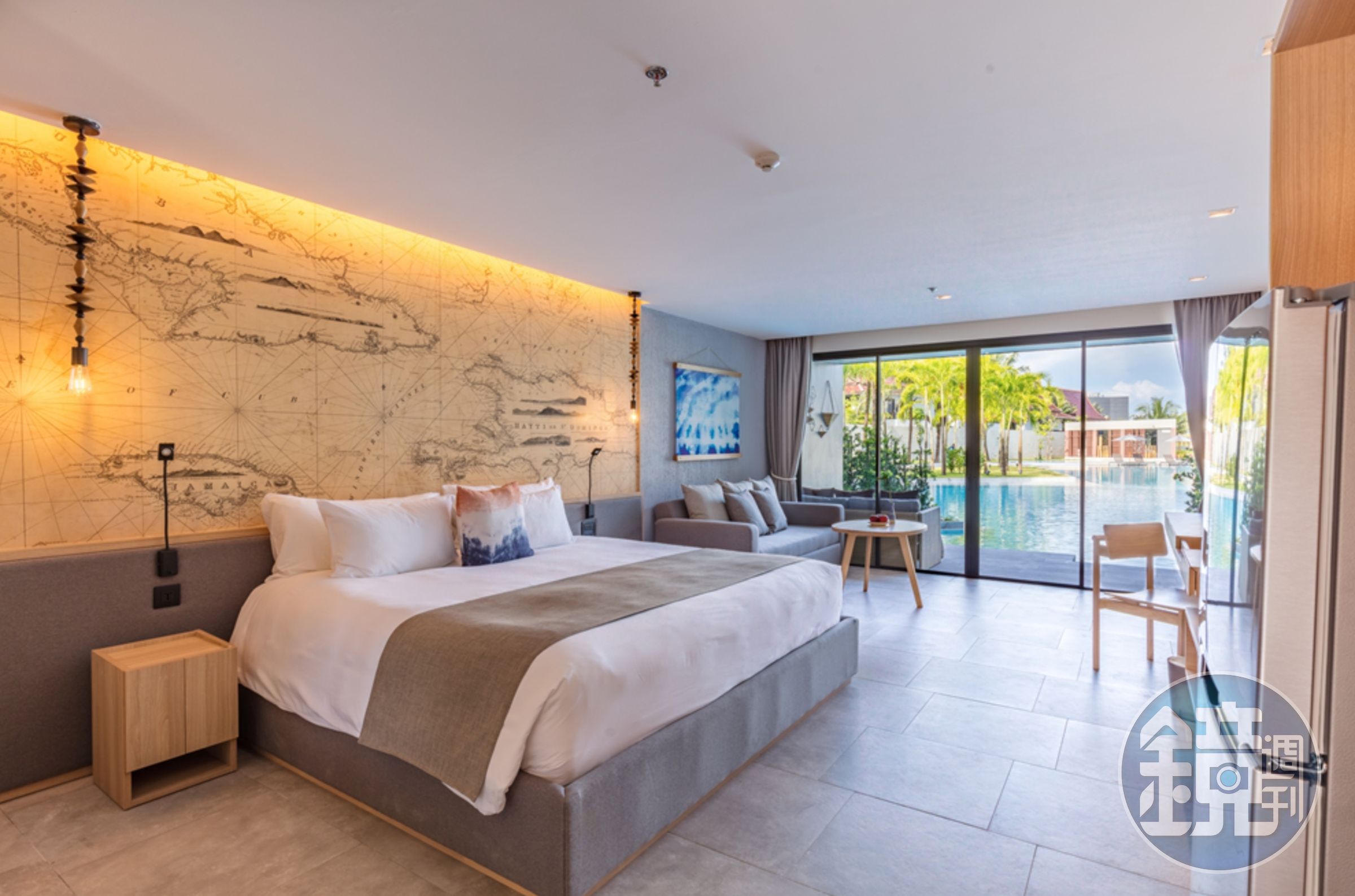 一樓的「Pool Access Room」房內54平方公尺非常寬敞。(La Vela Khao Lak提供)