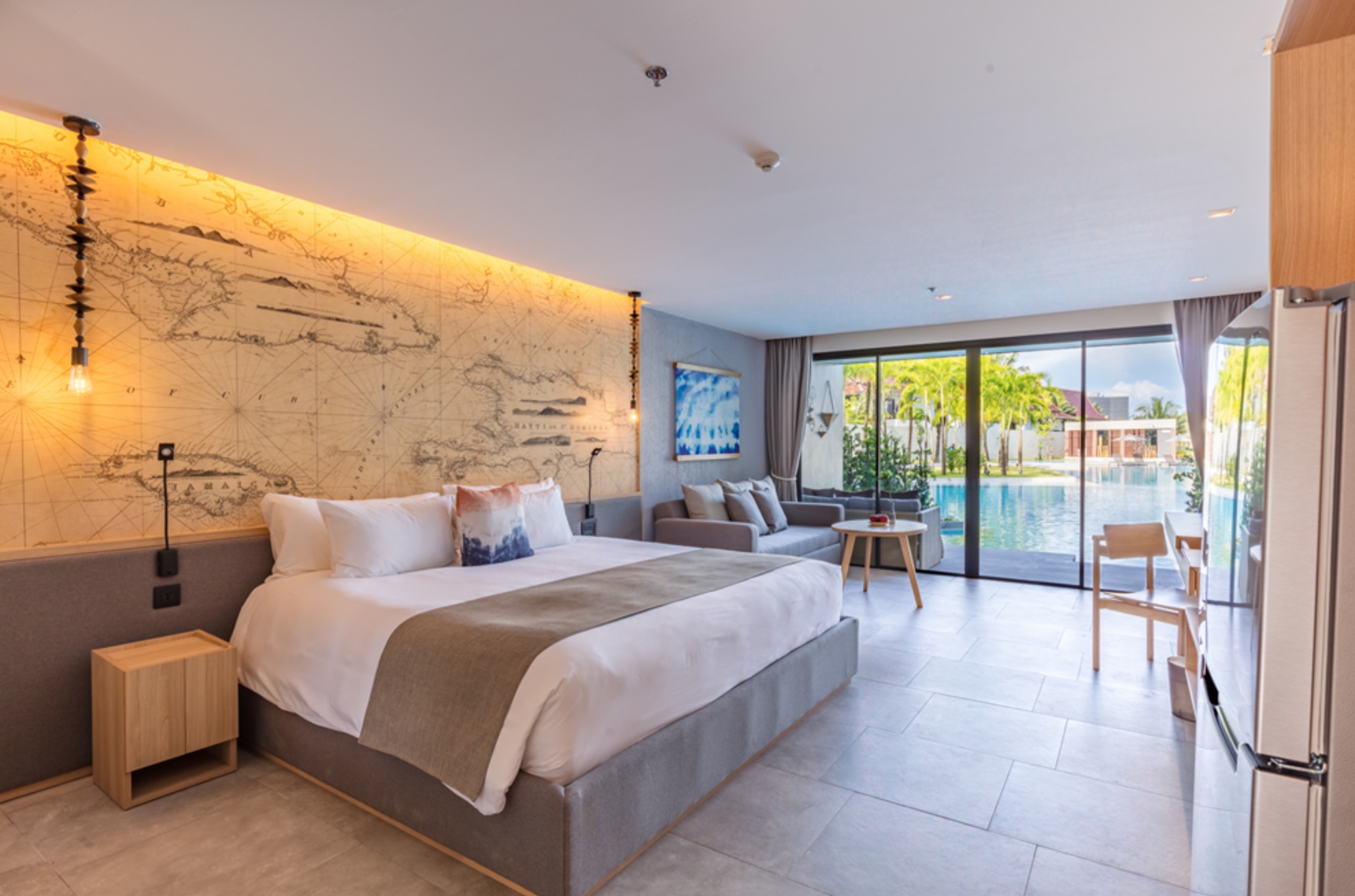 一樓的「Pool Access Room」房內54平方公尺非常寬敞。（La Vela Khao Lak提供）