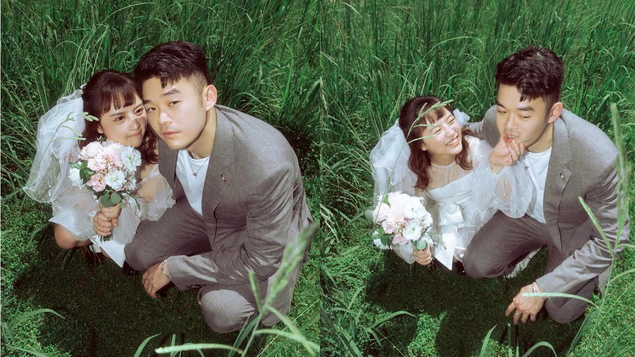 王齊麟、陳詩媛登記結婚。（翻攝自IG）