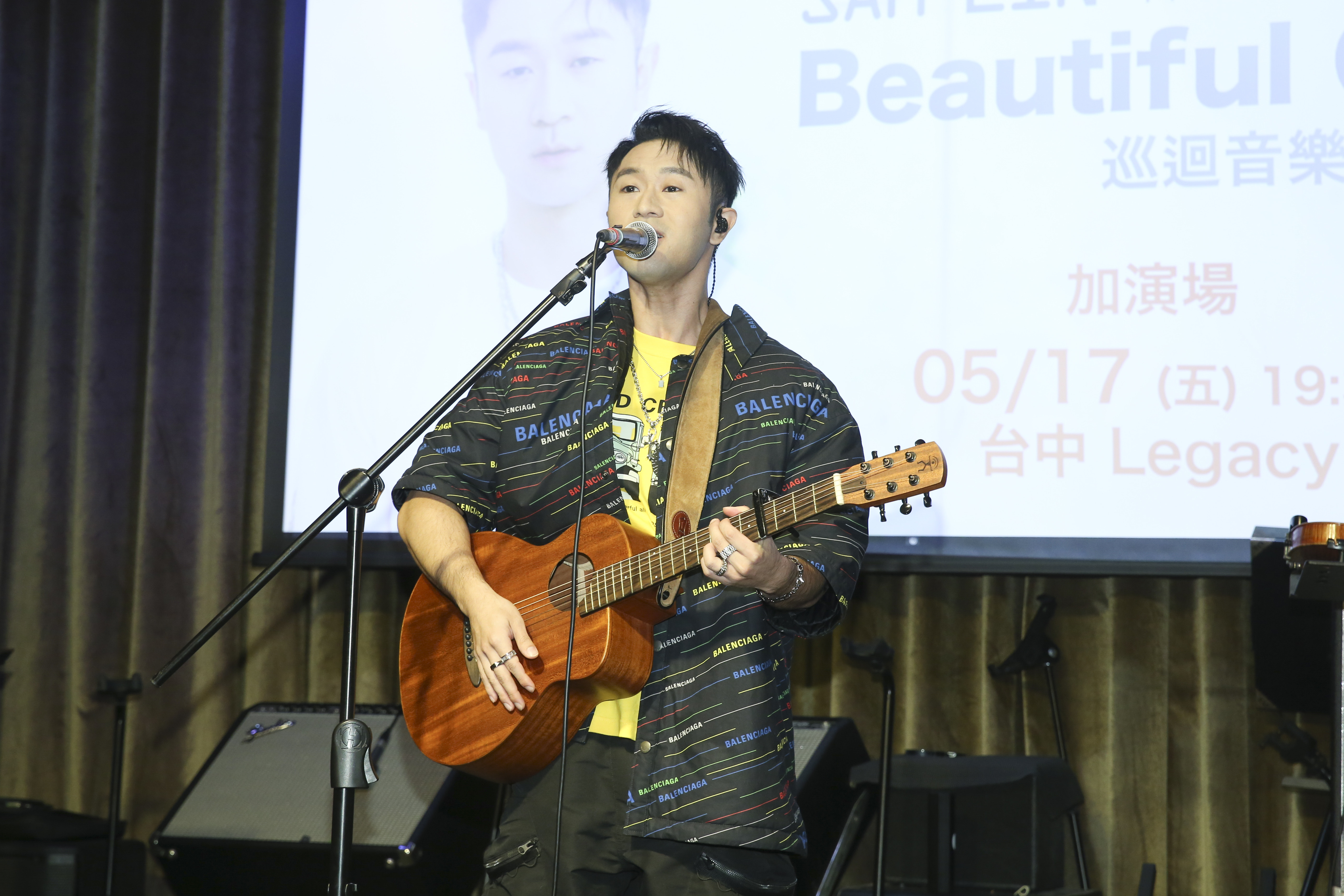 SAM LIN林中宣預告3月底將全台巡演個人演出。