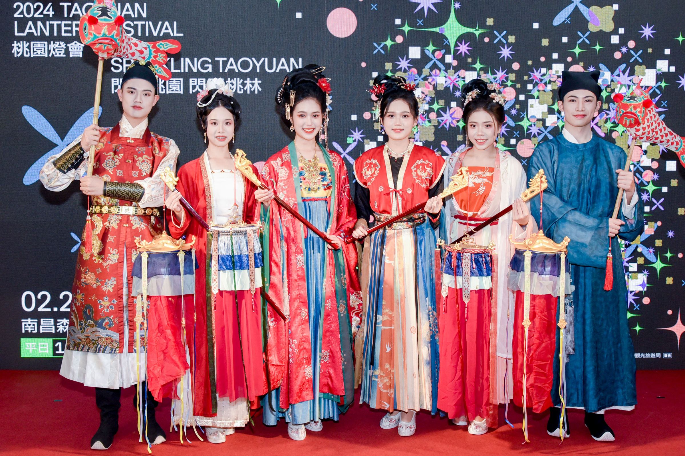 桃園燈會今年規劃漢服市集體驗。（桃市府提供）