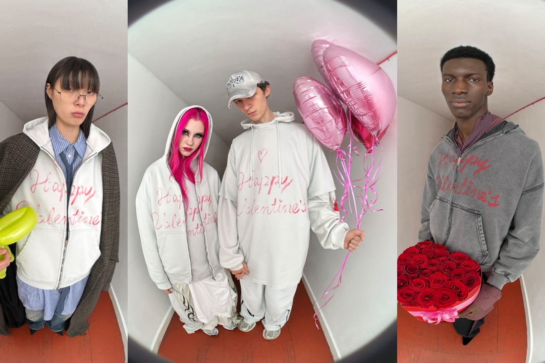 BALENCIAGA 2025情人節限定系列，以貓眼鏡頭呈現特殊視角。（BALENCIAGA提供）