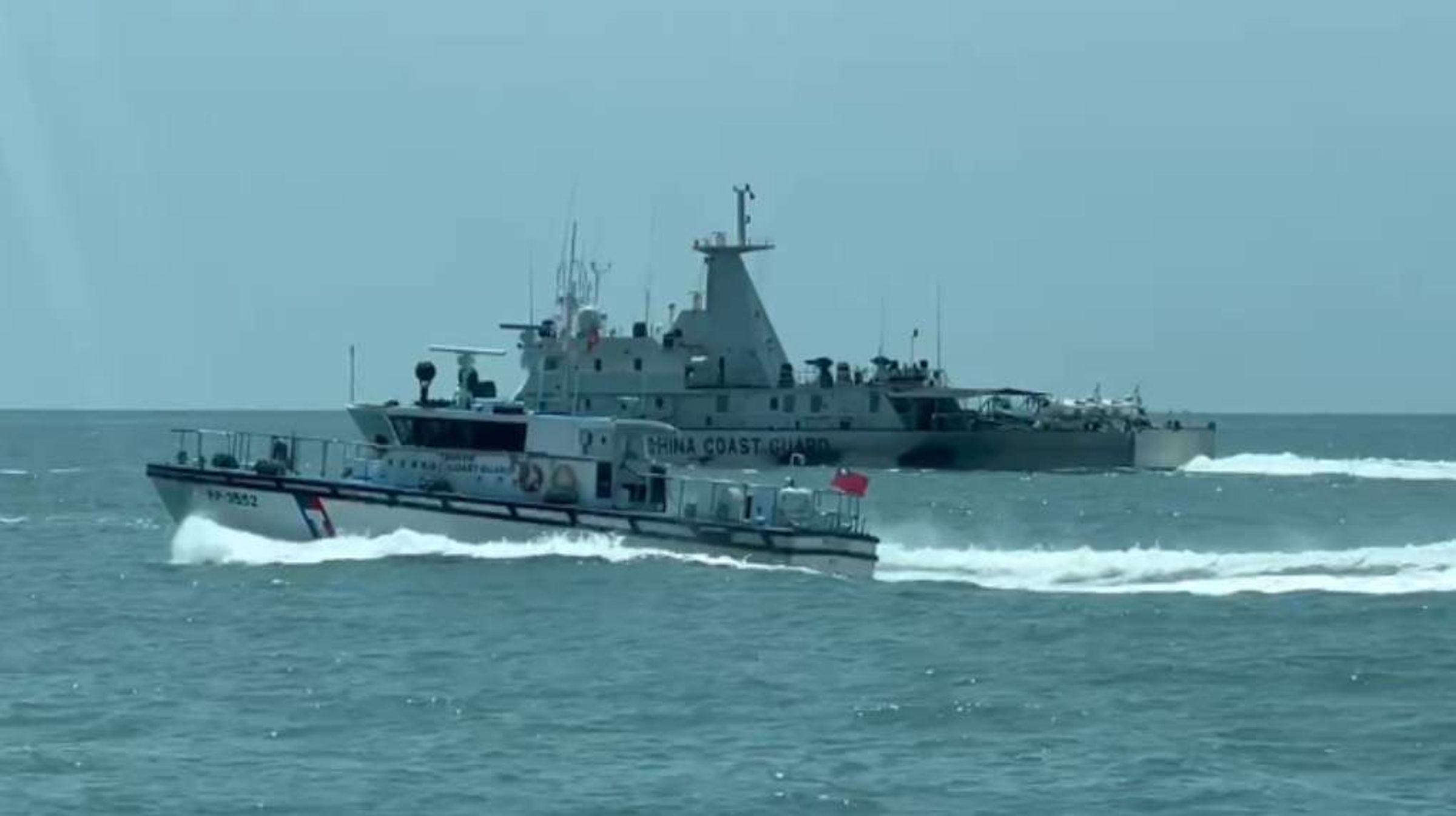 26日6時、9時，4艘中國海警船進入金門限制水域，海巡署全程監控。（示意圖，翻攝自海巡署金馬澎分署官網）