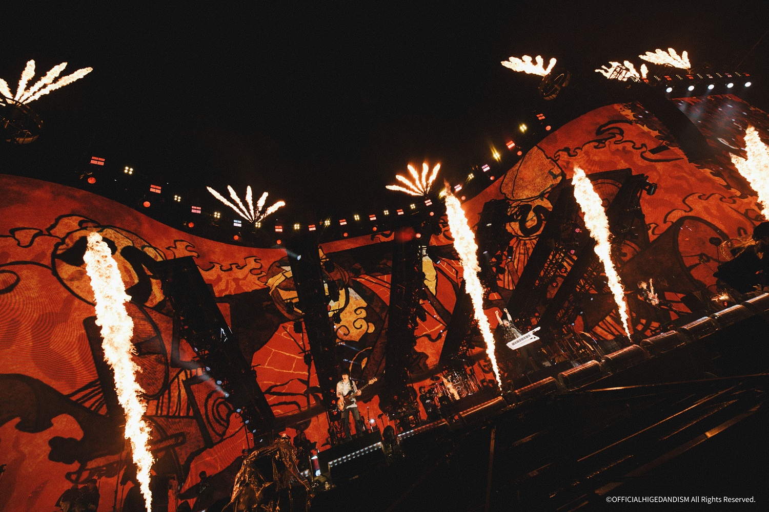 日本超人氣樂團Official髭男dism演唱會電影將於12月12日登上台灣大銀幕。（羚邦亞洲提供）