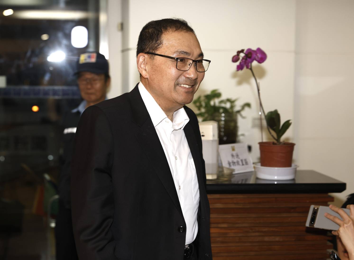 新北市長侯友宜今日下午也赴瑞芳產業園區，與多家重點企業代表商討美國關稅所帶來之衝擊對策。
