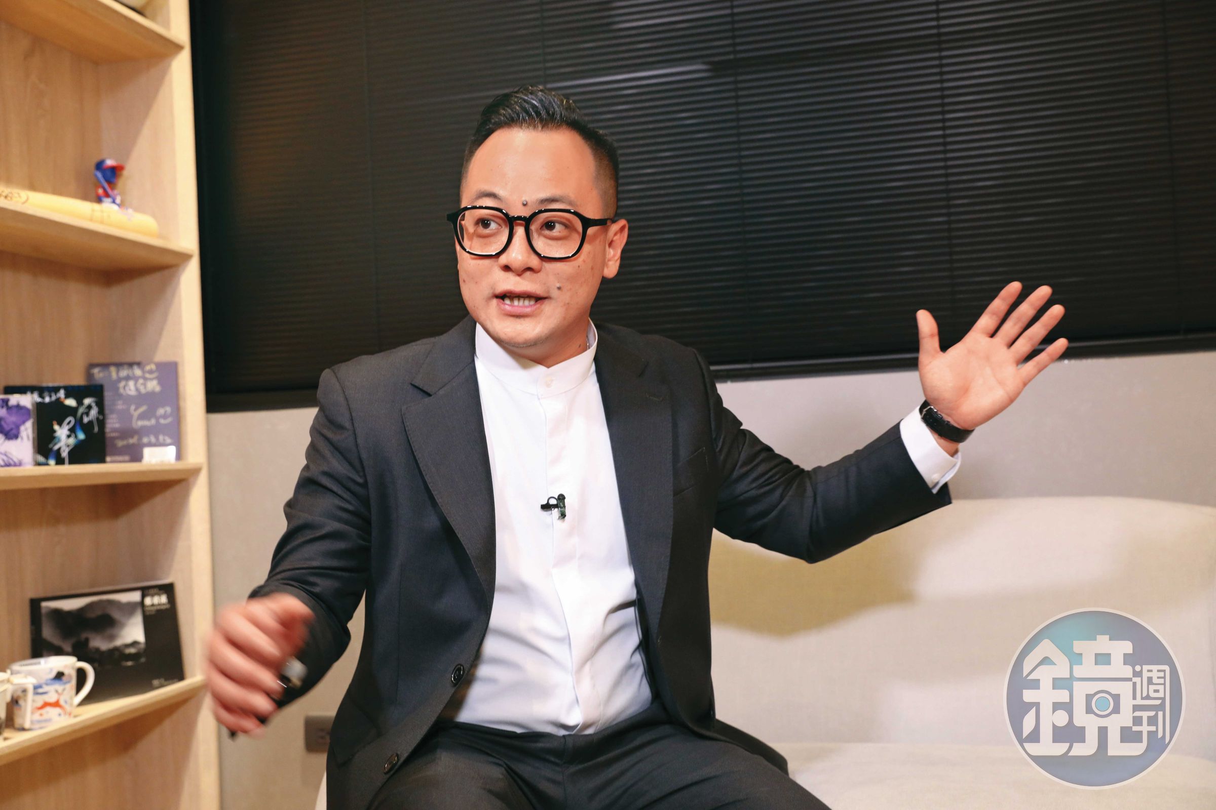 童子瑋對基隆港有一整套建設構想，希望打造基隆港東西岸雙核心。
