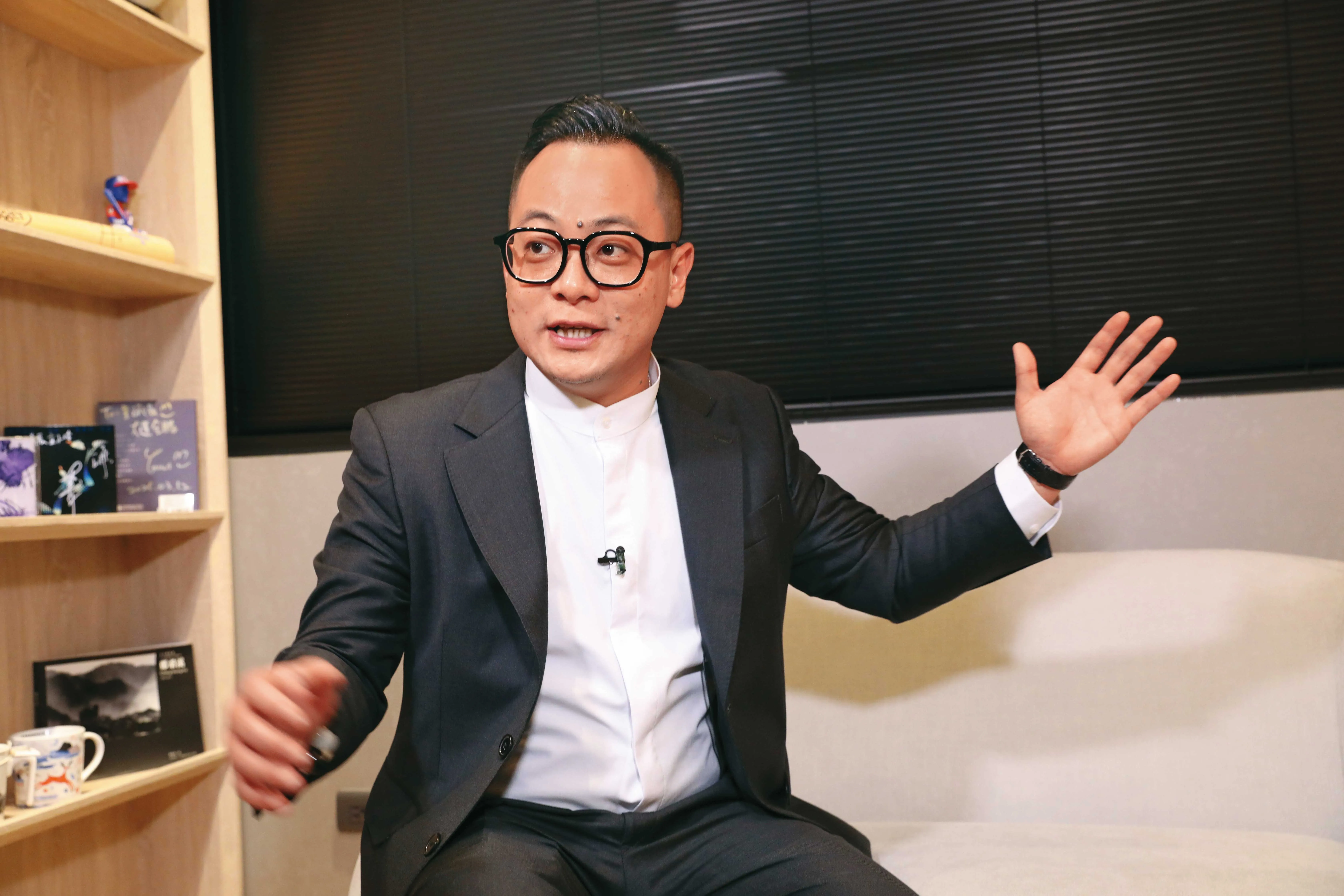 童子瑋對基隆港有一整套建設構想，希望打造基隆港東西岸雙核心。