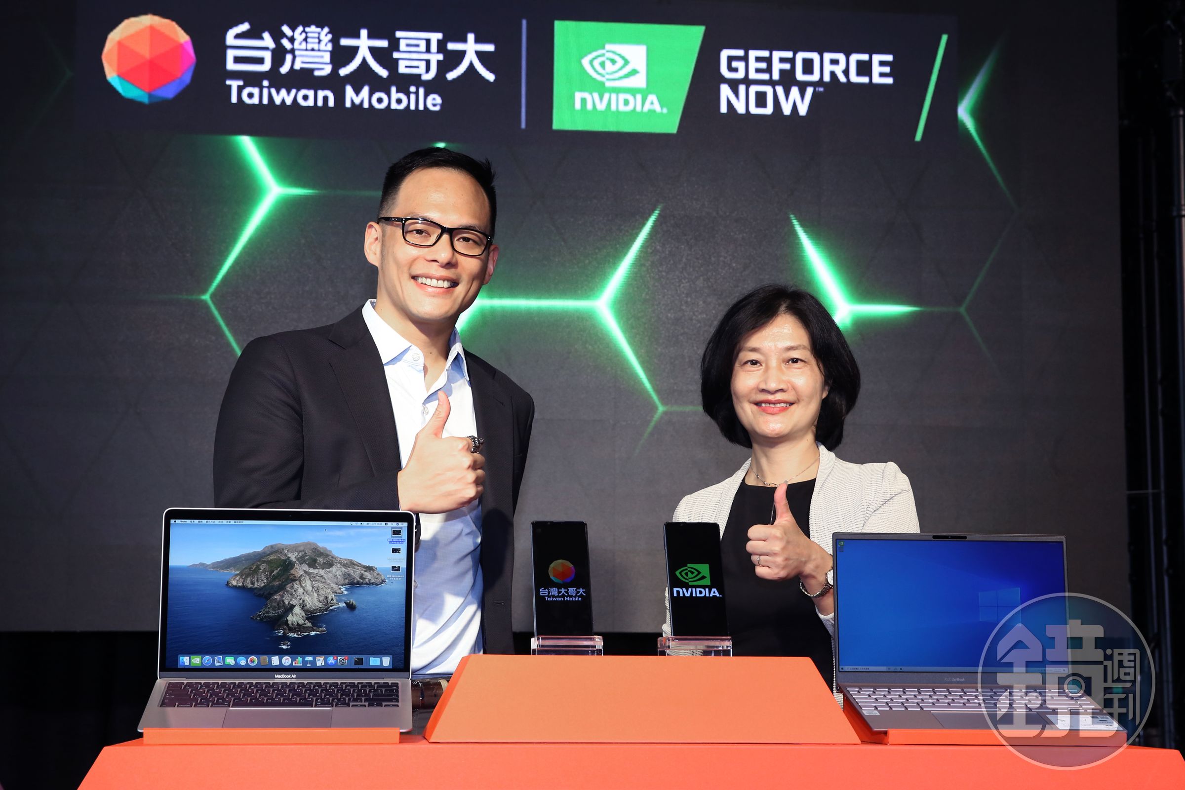 台灣大哥大攜手輝達推出「GeForce NOW聯盟 Taiwan Mobile」雲端遊戲服務,當(2020)年還雙方還舉行發表會對外宣布好消息。