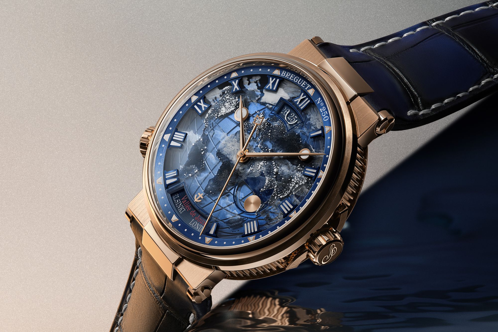 新錶2025／從皇家海軍到全球旅人！BREGUET Marine Hora Mundi 5555