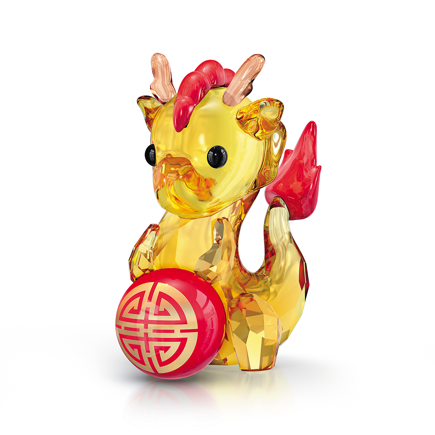 Asian Symbols龍擺件。NT$6,350（SWAROVSKI提供）